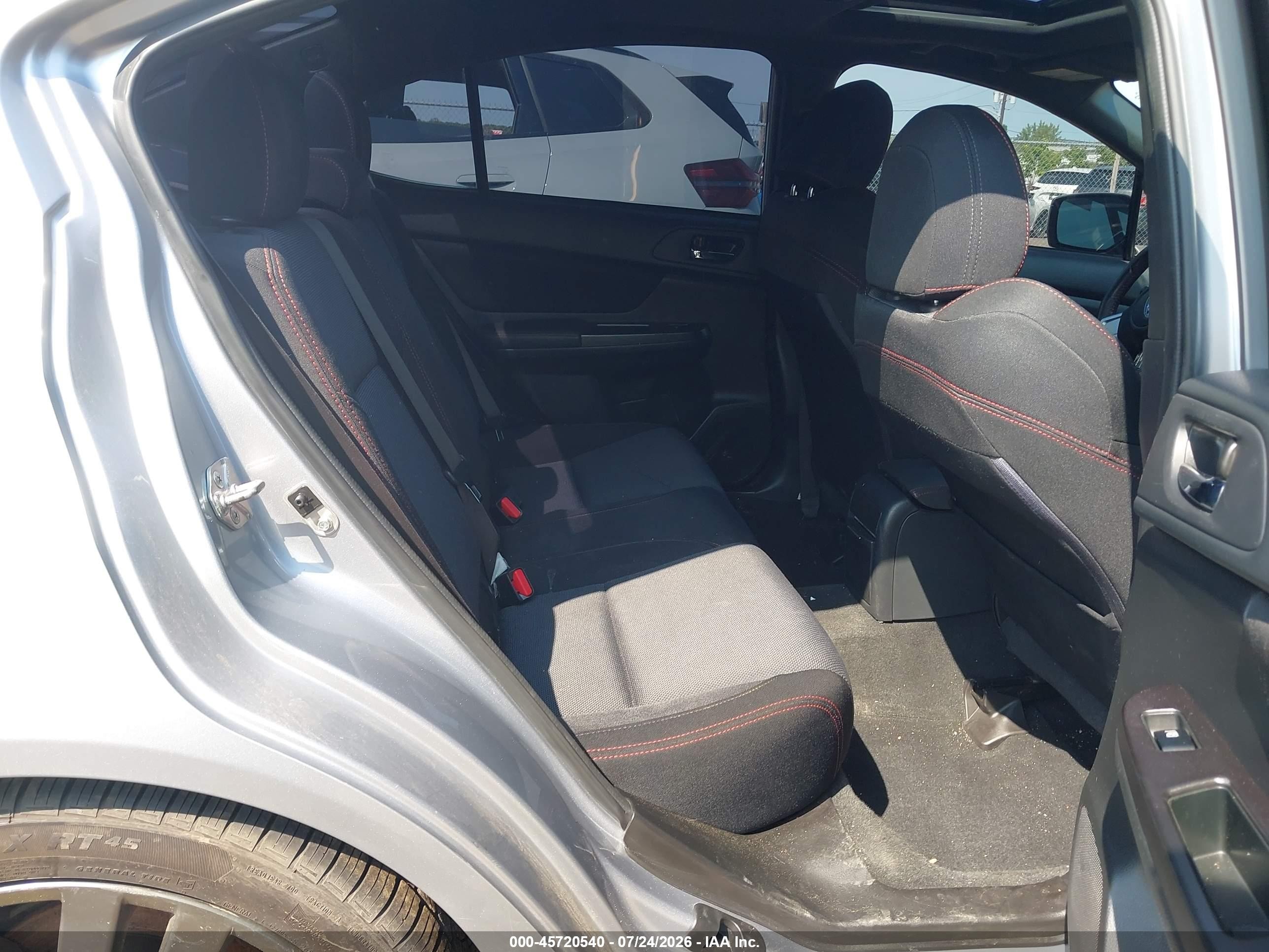2015 Subaru Wrx Premium Silver vin: JF1VA1D64F8836935