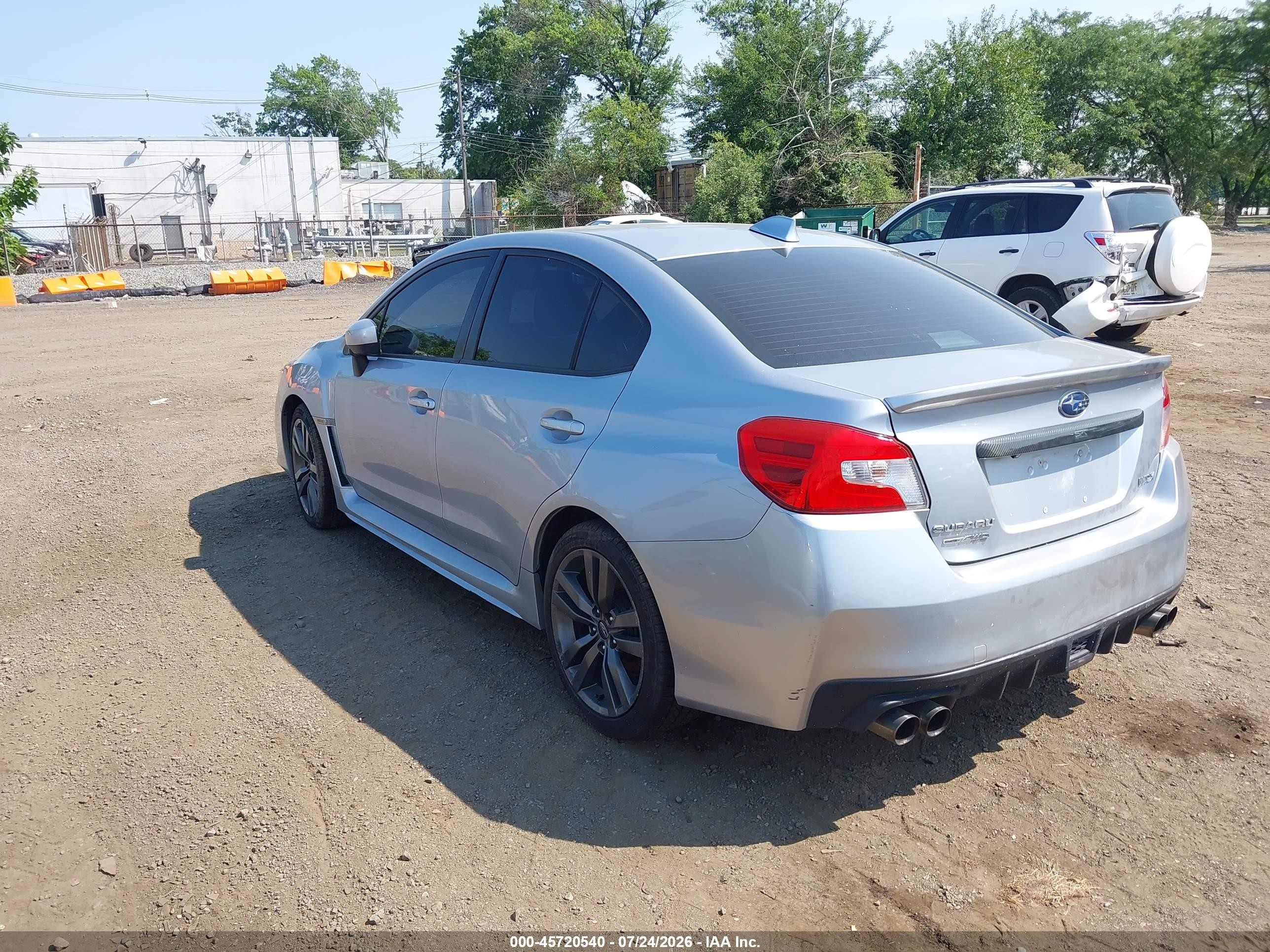 2015 Subaru Wrx Premium Silver vin: JF1VA1D64F8836935