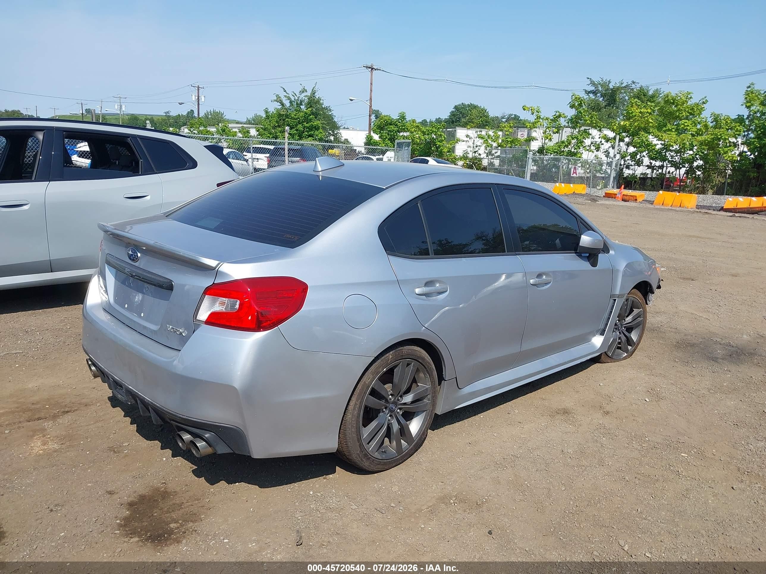2015 Subaru Wrx Premium Silver vin: JF1VA1D64F8836935