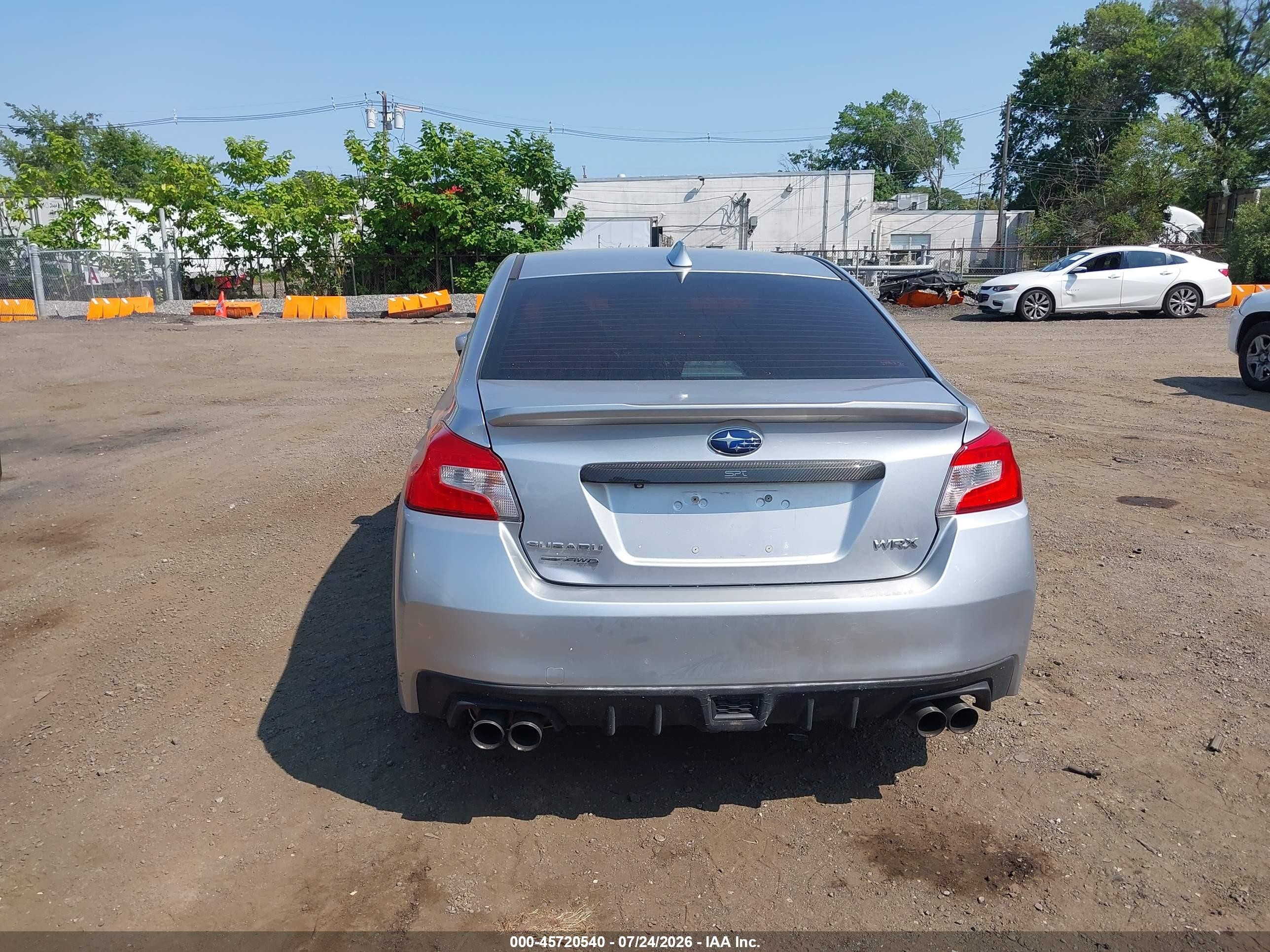 2015 Subaru Wrx Premium Silver vin: JF1VA1D64F8836935
