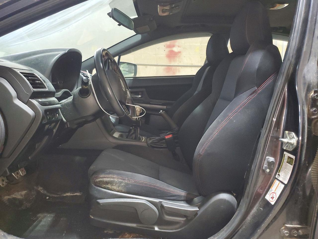 2015 Subaru Wrx Premium Угольный vin: JF1VA1D65F9812718