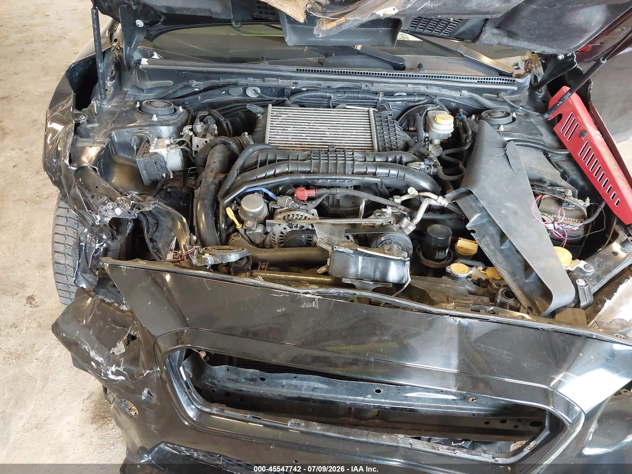 2015 Subaru Wrx Premium Black vin: JF1VA1D65F9819023