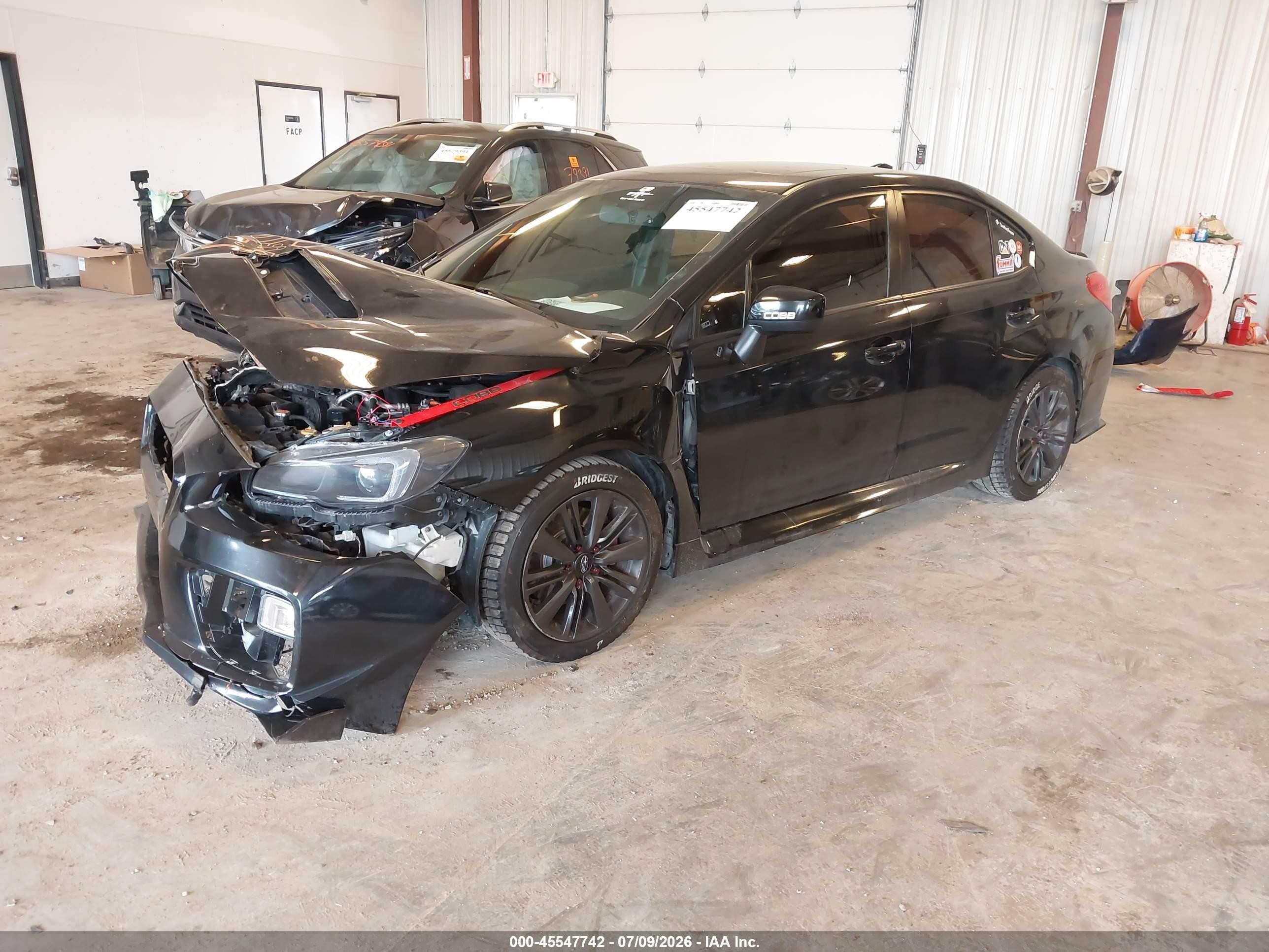 2015 Subaru Wrx Premium Black vin: JF1VA1D65F9819023
