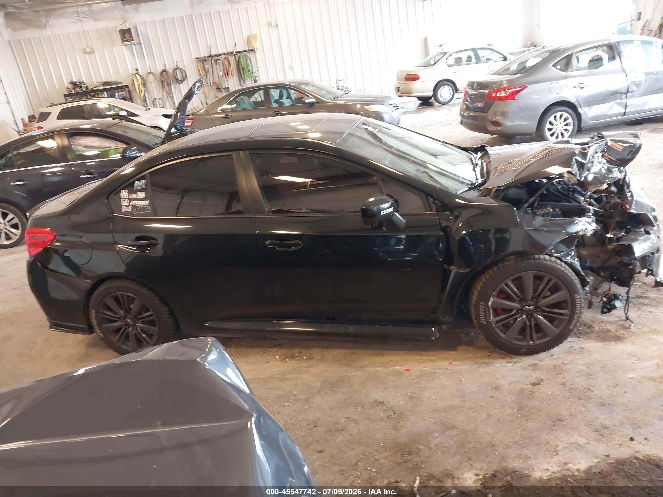 2015 Subaru Wrx Premium Black vin: JF1VA1D65F9819023