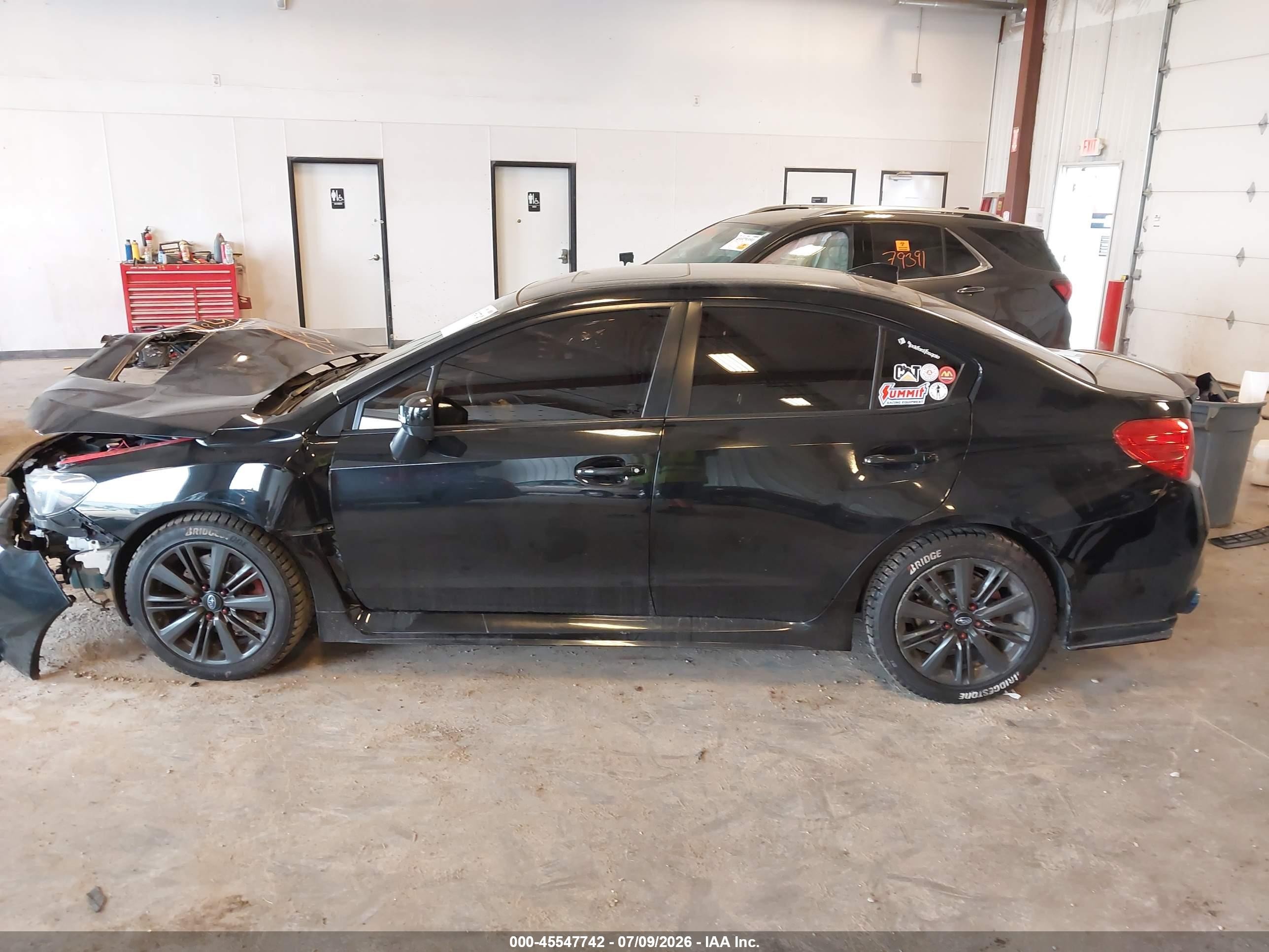 2015 Subaru Wrx Premium Black vin: JF1VA1D65F9819023