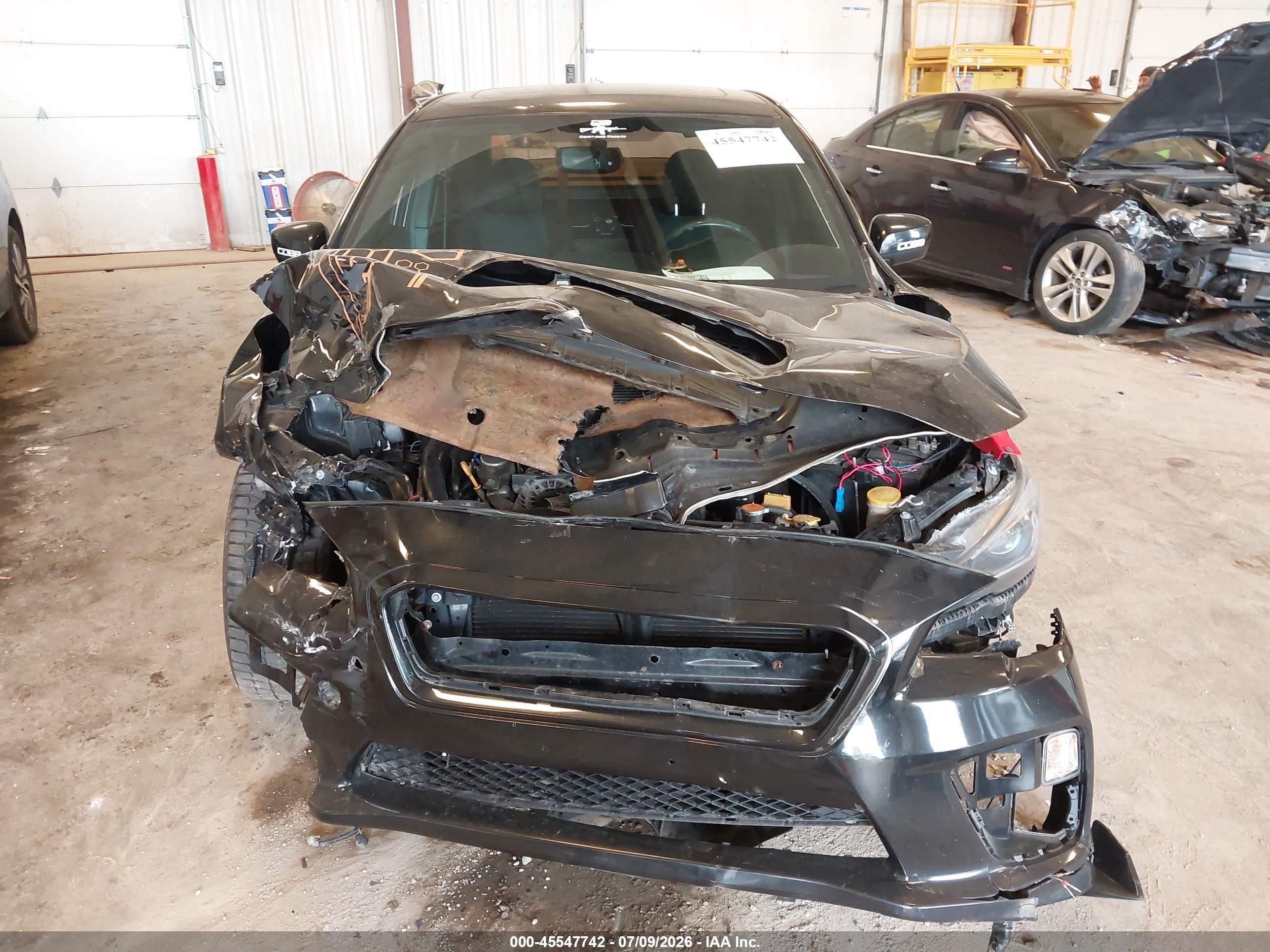 2015 Subaru Wrx Premium Black vin: JF1VA1D65F9819023