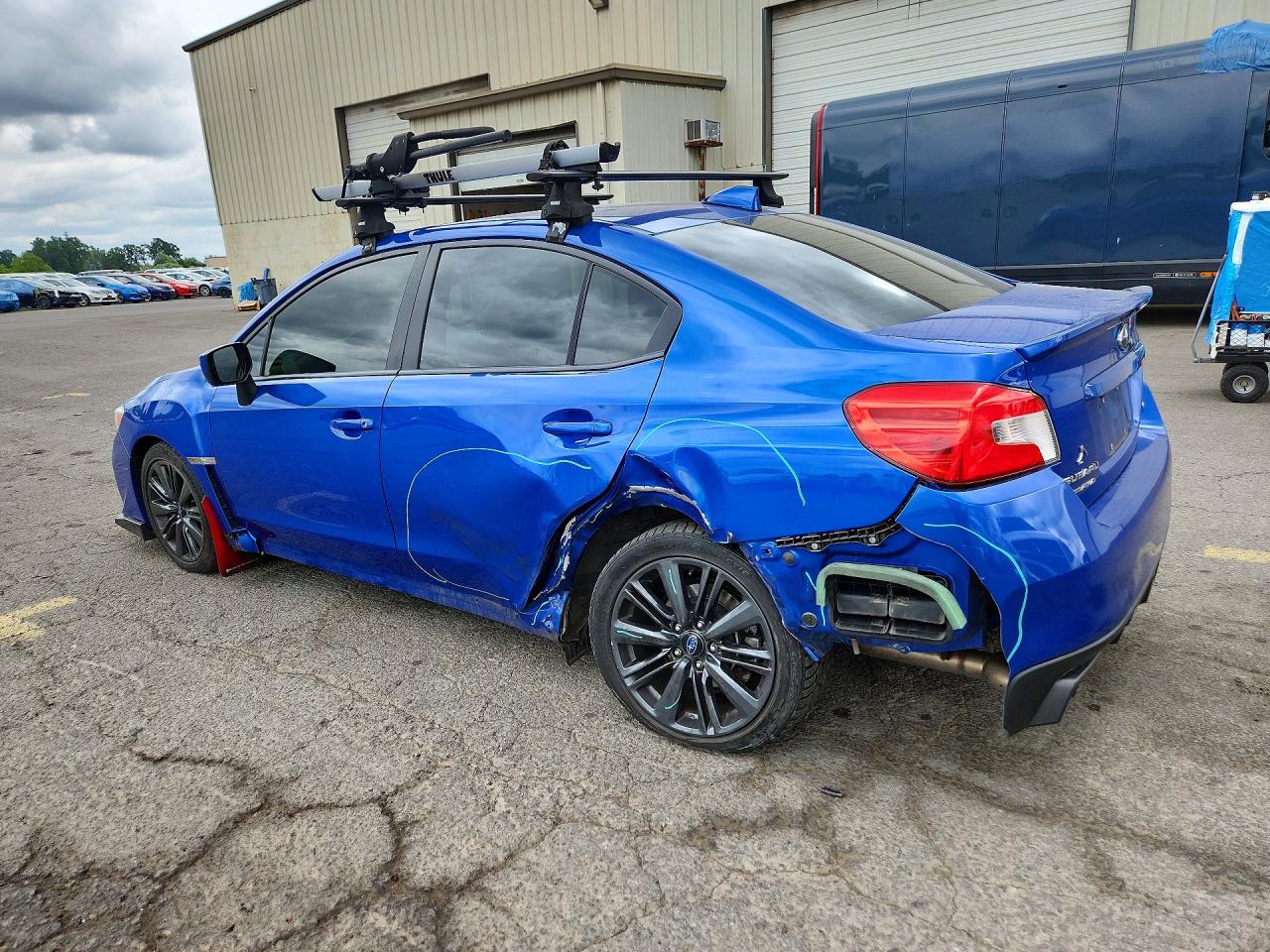2015 Subaru Wrx Premium Blue vin: JF1VA1D66F8809431