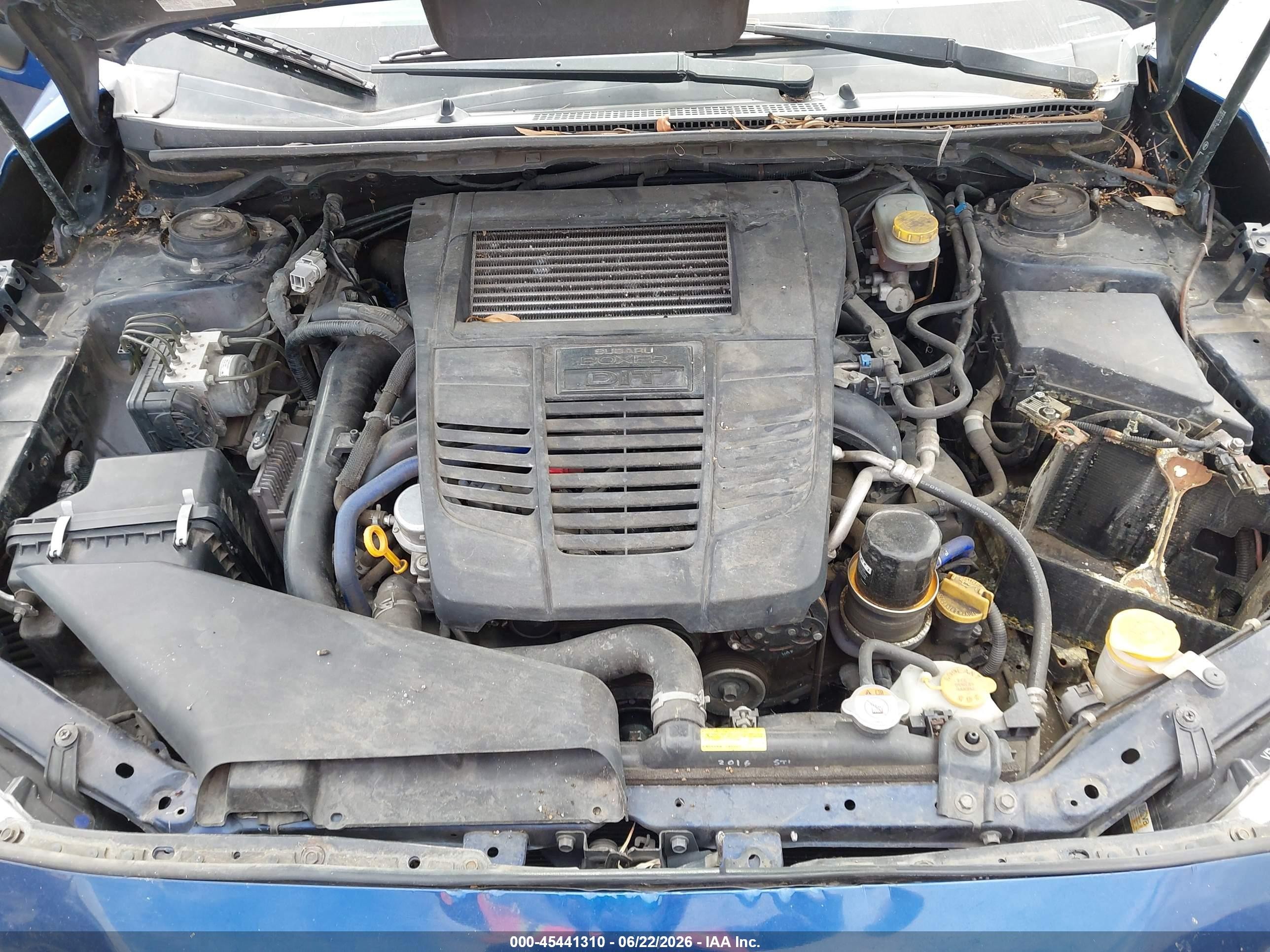 2015 Subaru Wrx Premium Синий vin: JF1VA1D66F8822440