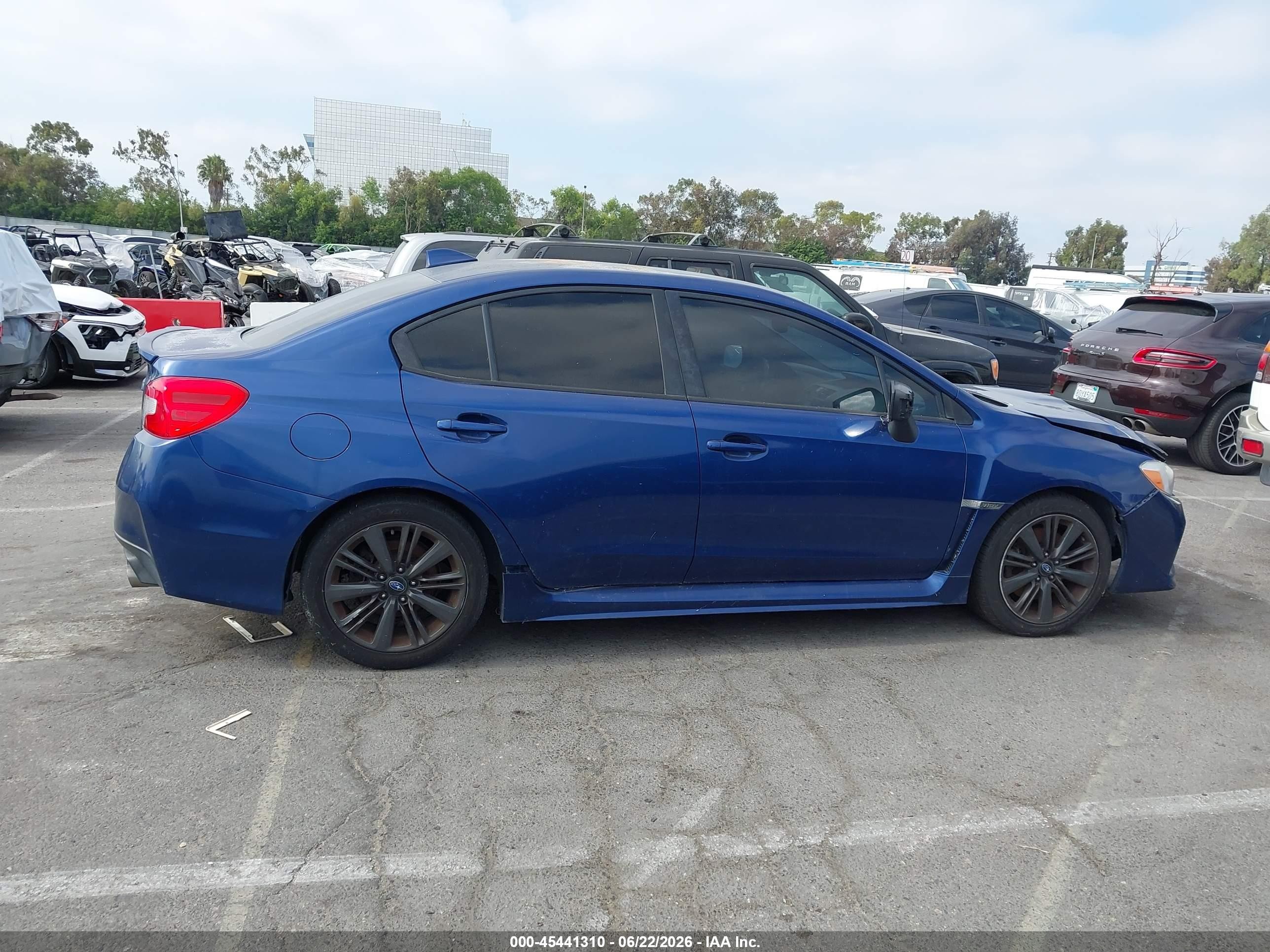 2015 Subaru Wrx Premium Синий vin: JF1VA1D66F8822440