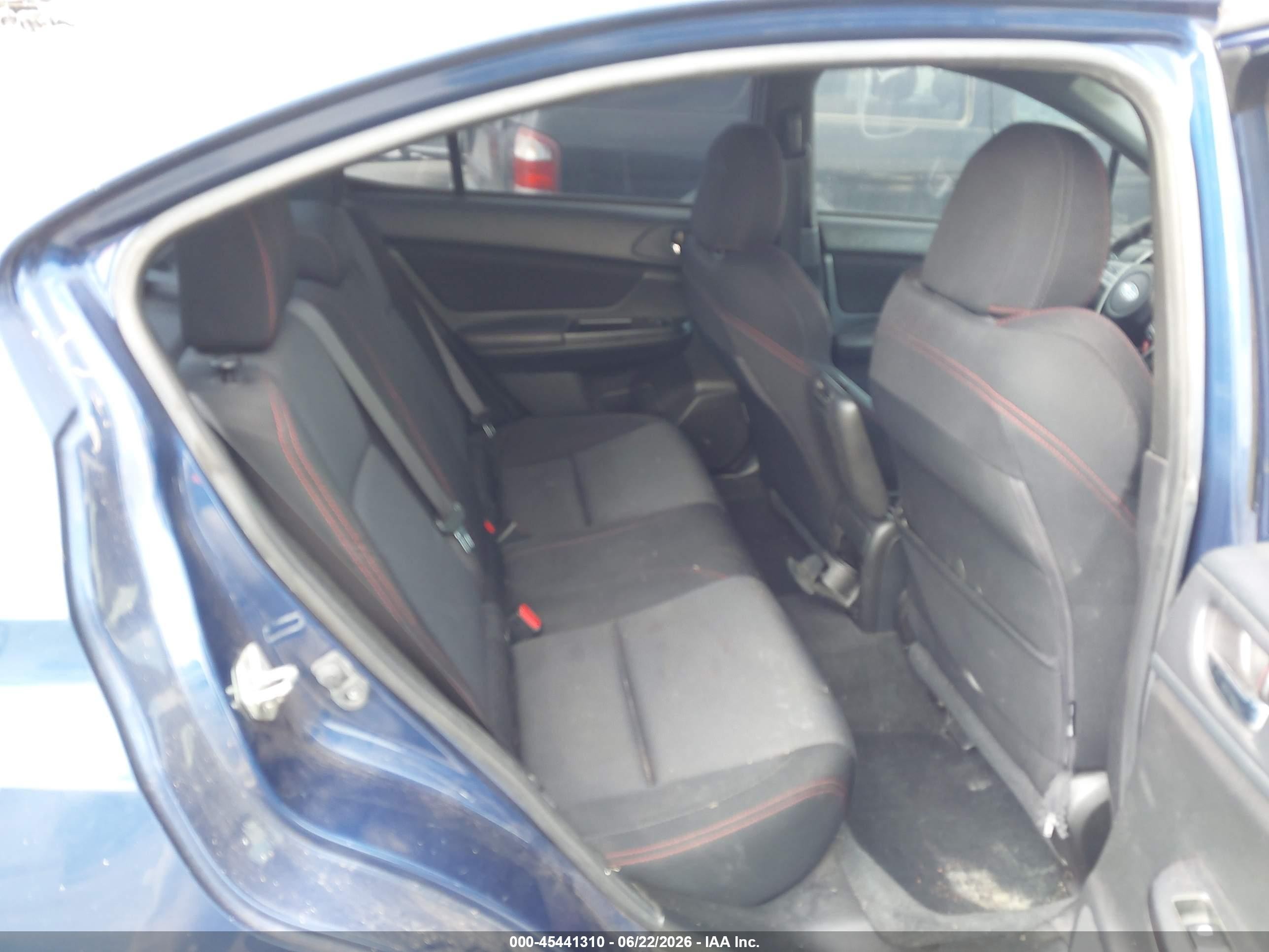 2015 Subaru Wrx Premium Синий vin: JF1VA1D66F8822440