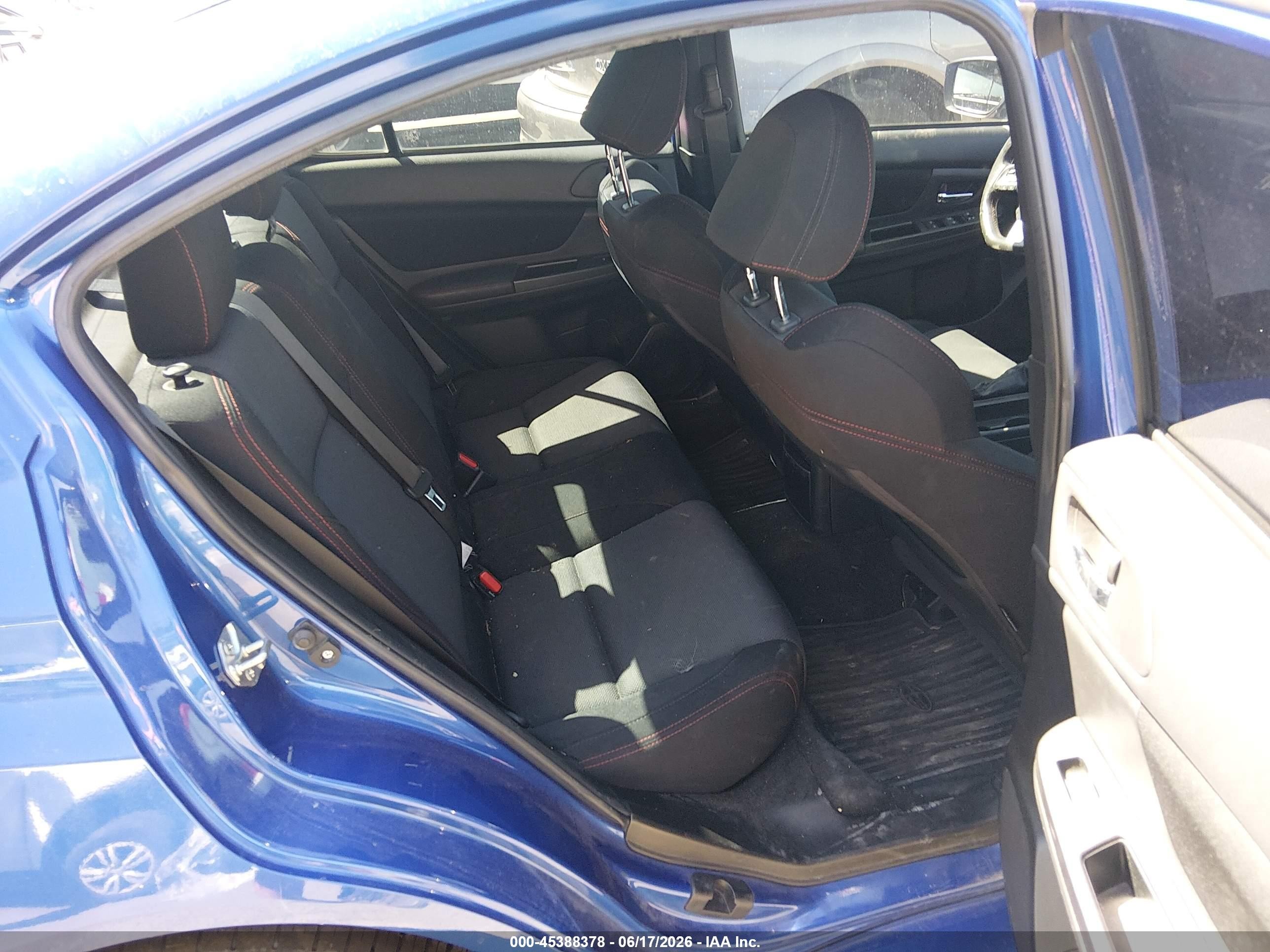 2015 Subaru Wrx Premium Blue vin: JF1VA1D68F8834377