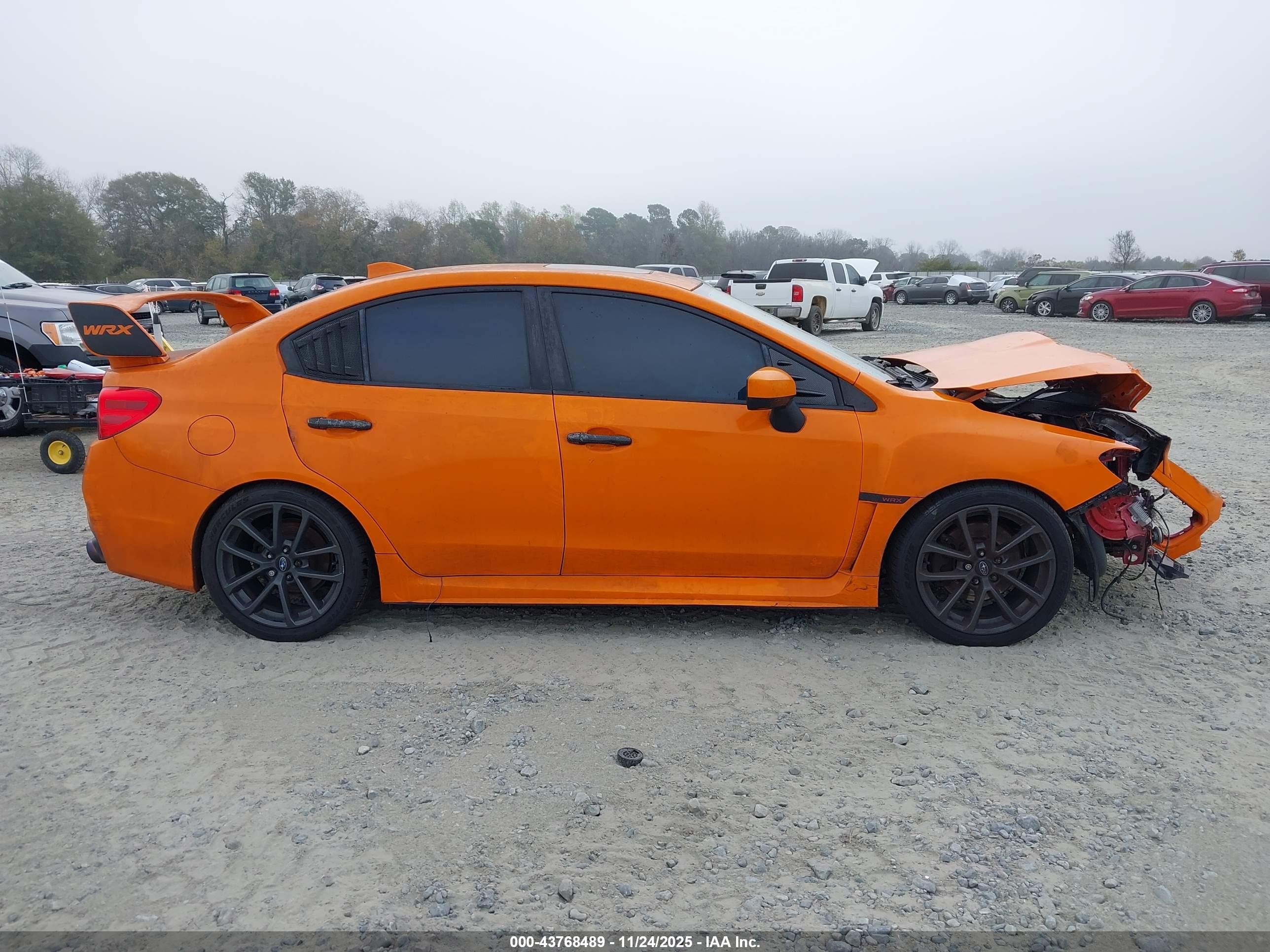 2015 Subaru Wrx Premium Оранжевый vin: JF1VA1D68F9812924