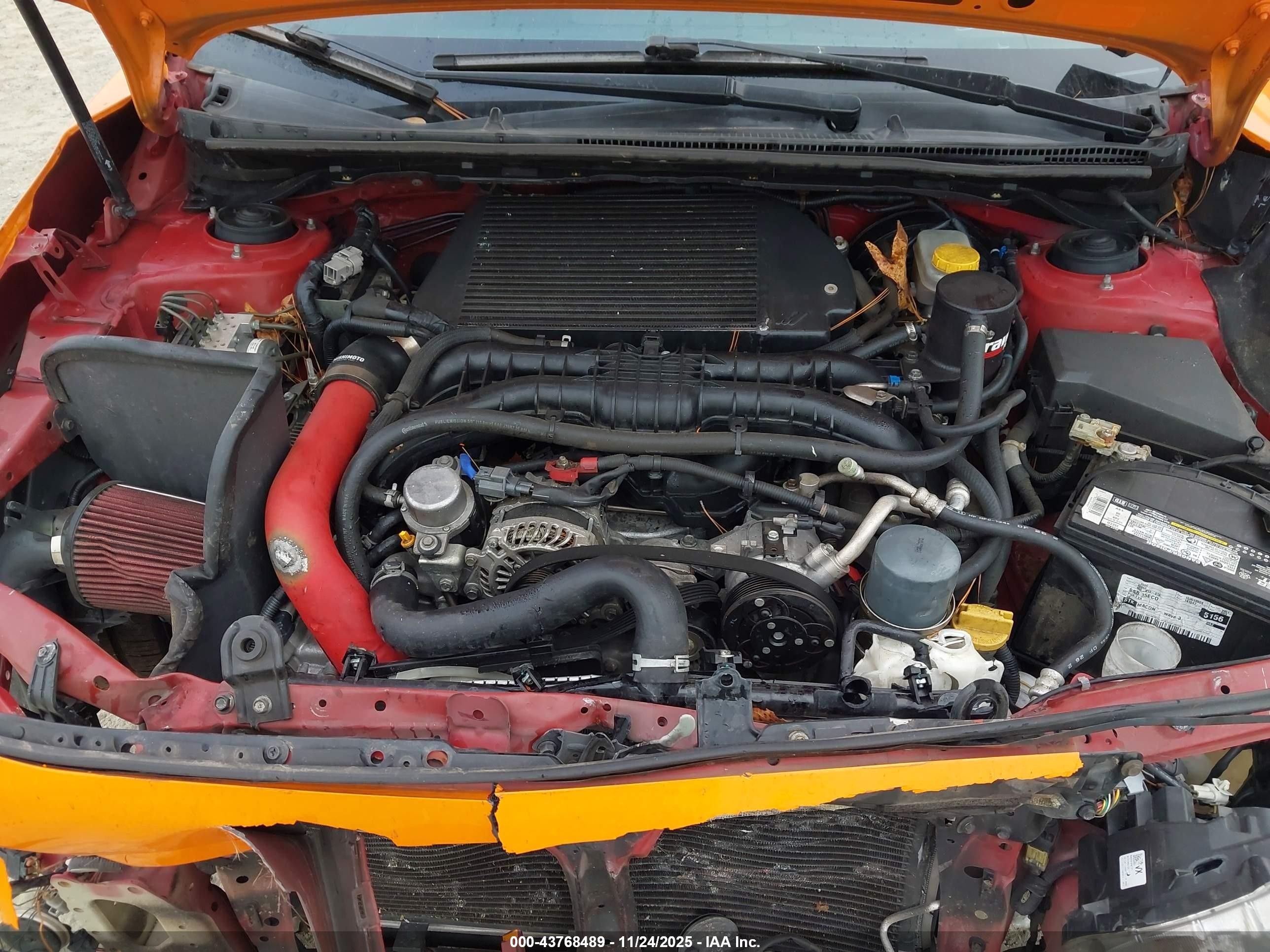 2015 Subaru Wrx Premium Оранжевый vin: JF1VA1D68F9812924
