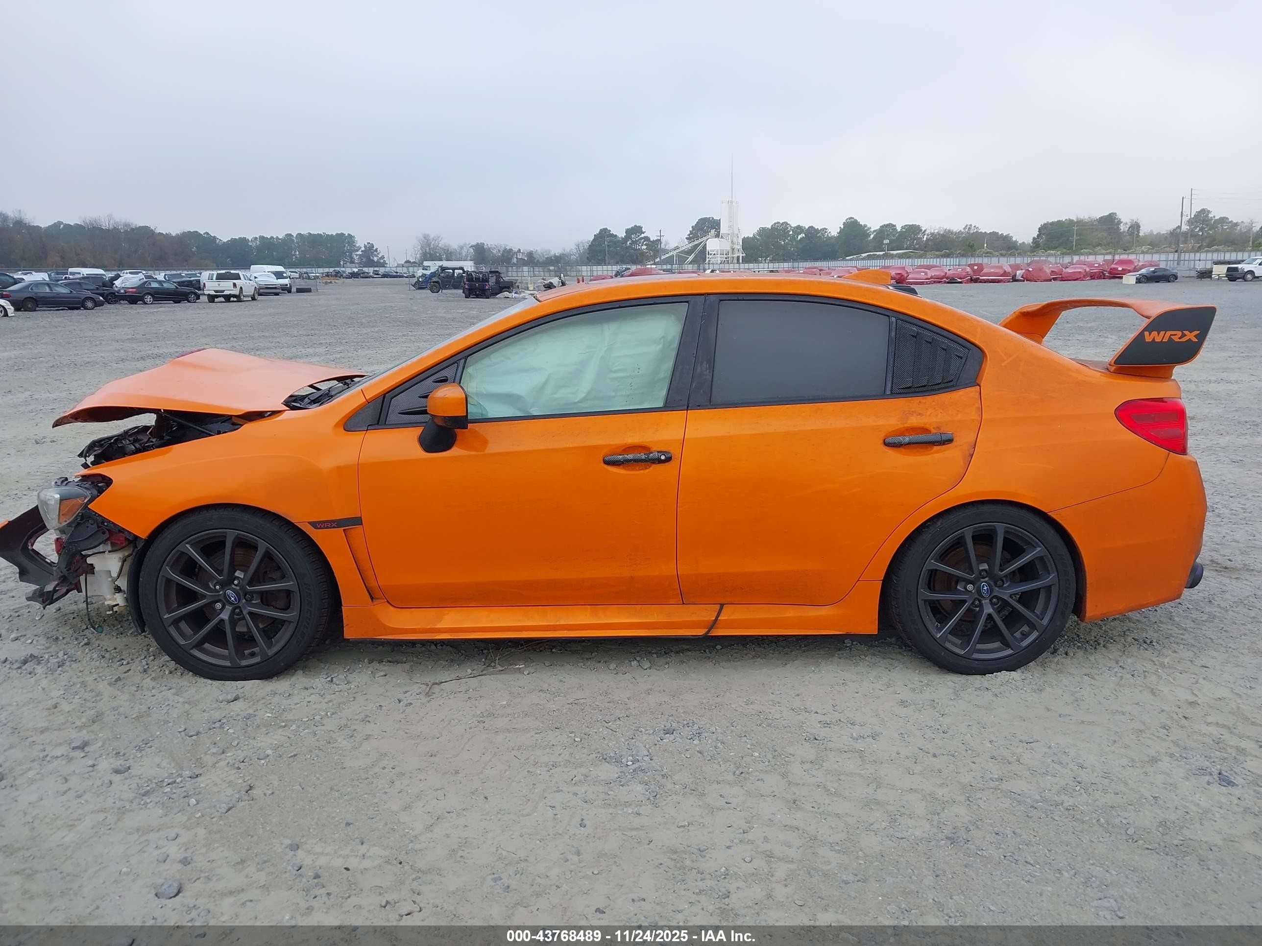 2015 Subaru Wrx Premium Оранжевый vin: JF1VA1D68F9812924