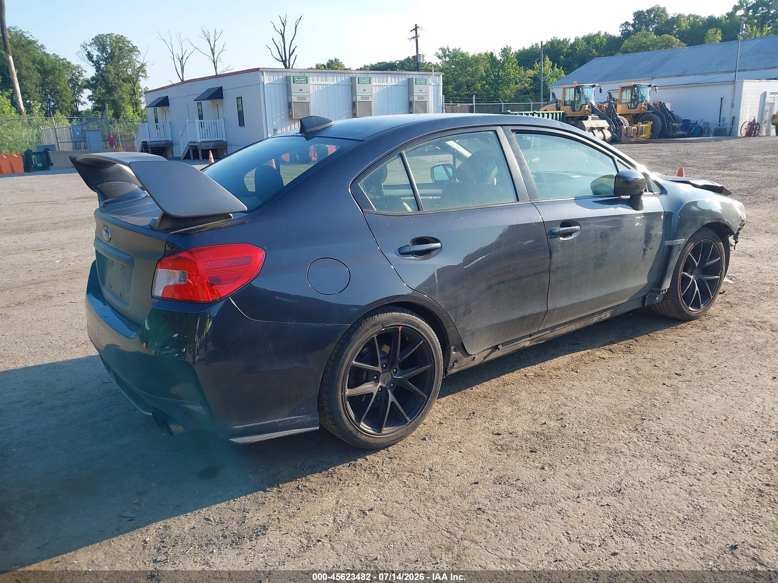2015 Subaru Wrx Premium Черный vin: JF1VA1D69F8829110