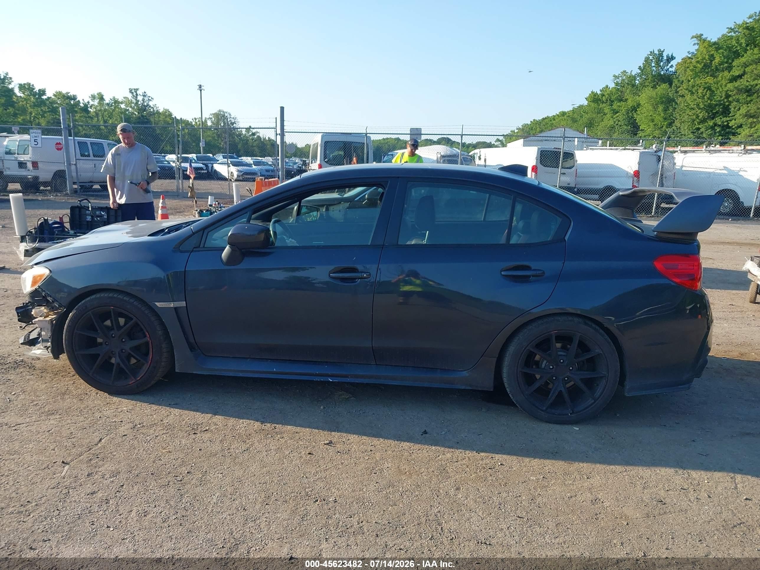 2015 Subaru Wrx Premium Черный vin: JF1VA1D69F8829110