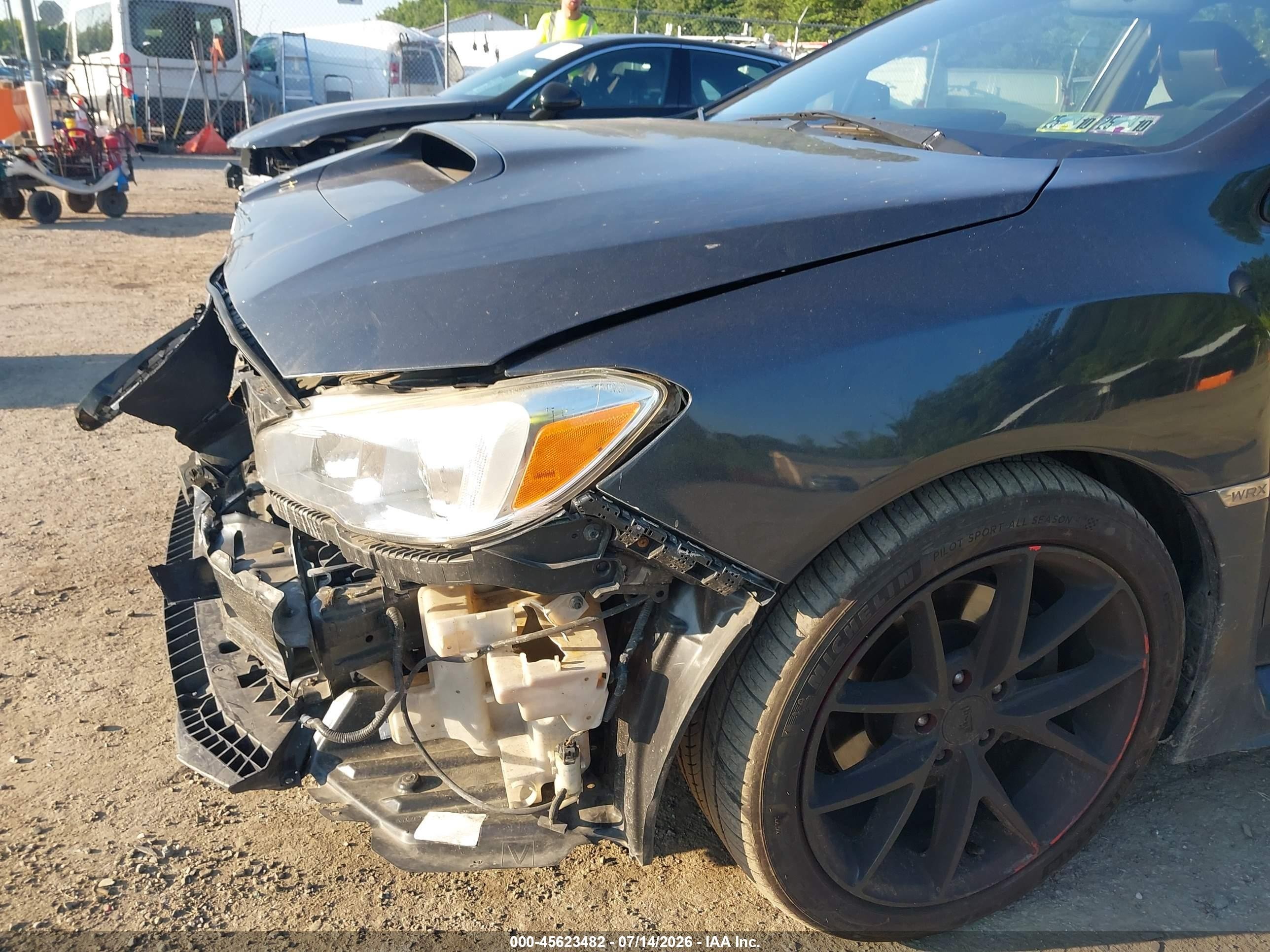 2015 Subaru Wrx Premium Черный vin: JF1VA1D69F8829110