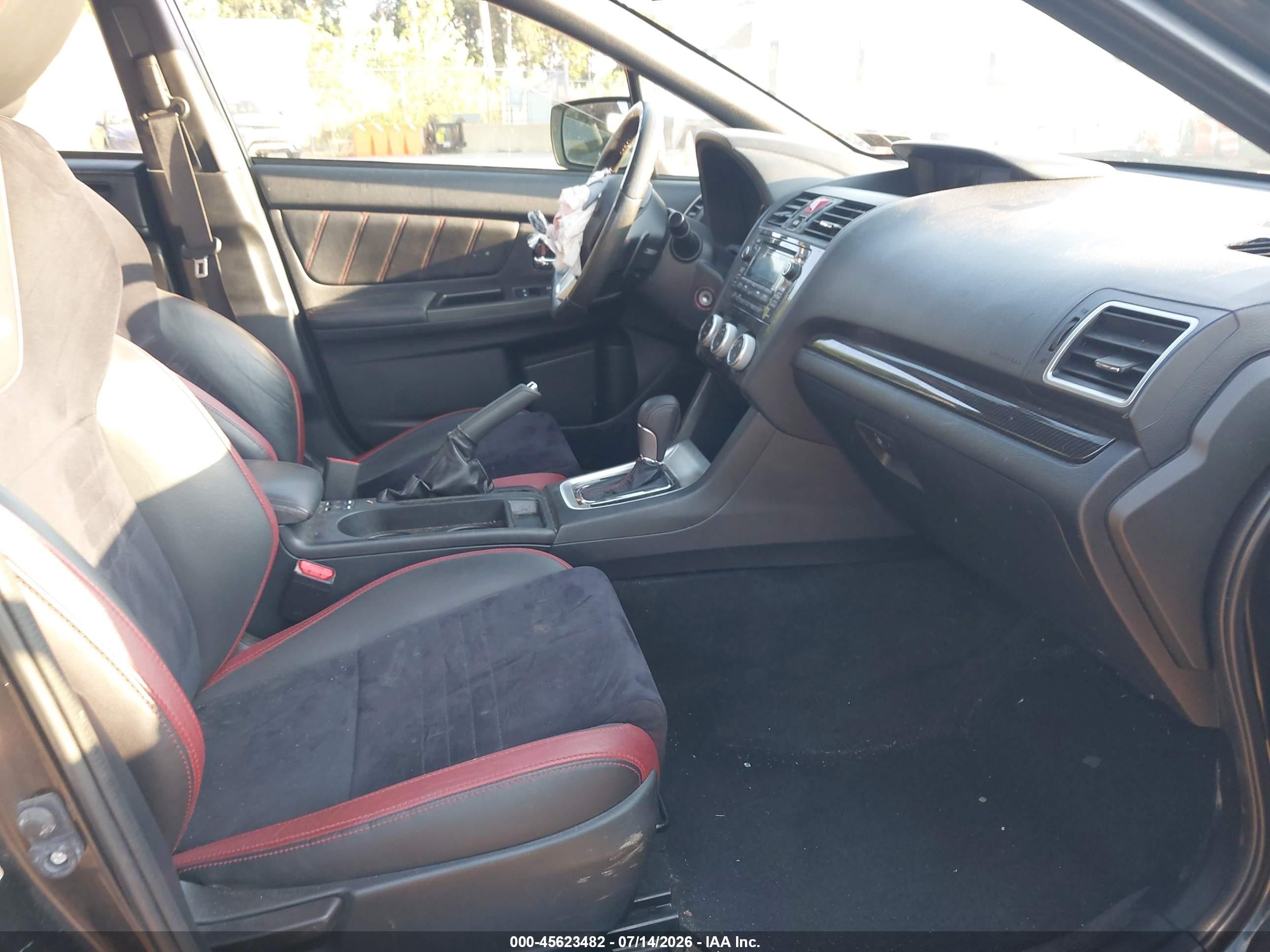 2015 Subaru Wrx Premium Черный vin: JF1VA1D69F8829110