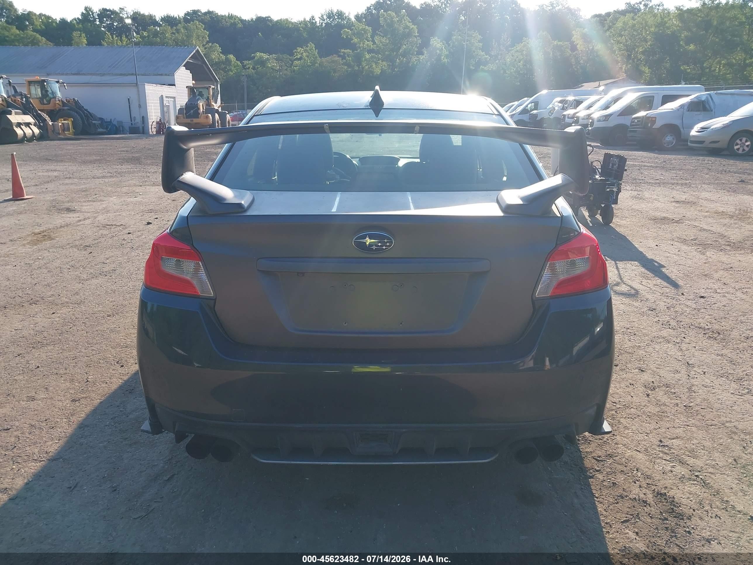2015 Subaru Wrx Premium Черный vin: JF1VA1D69F8829110