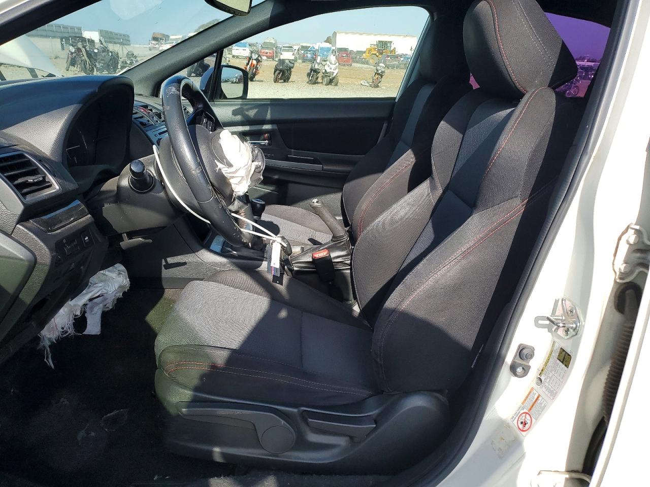 2015 Subaru Wrx Premium White vin: JF1VA1D69F9813242