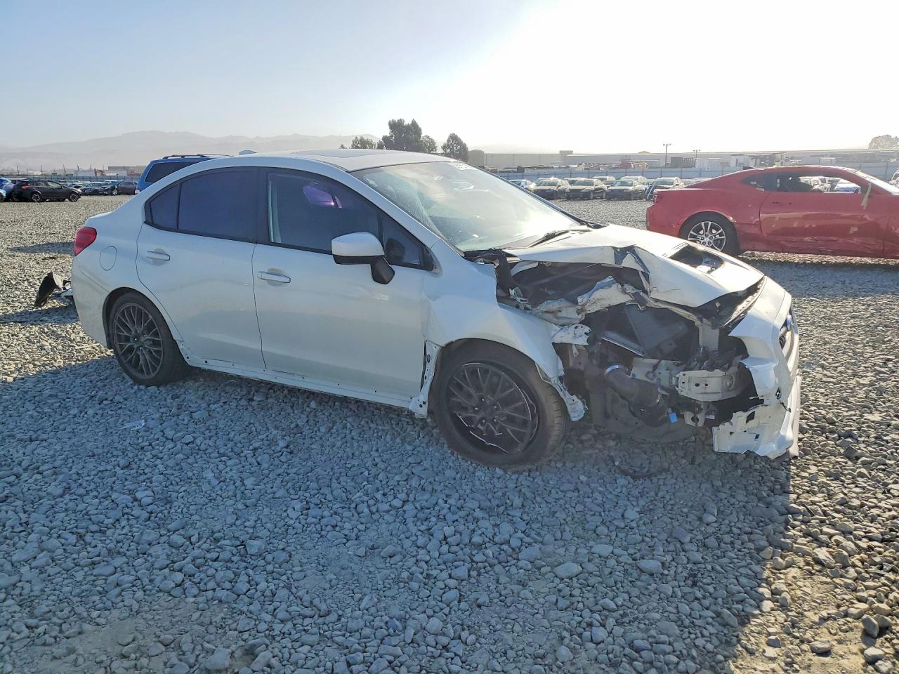 2015 Subaru Wrx Premium White vin: JF1VA1D69F9813242