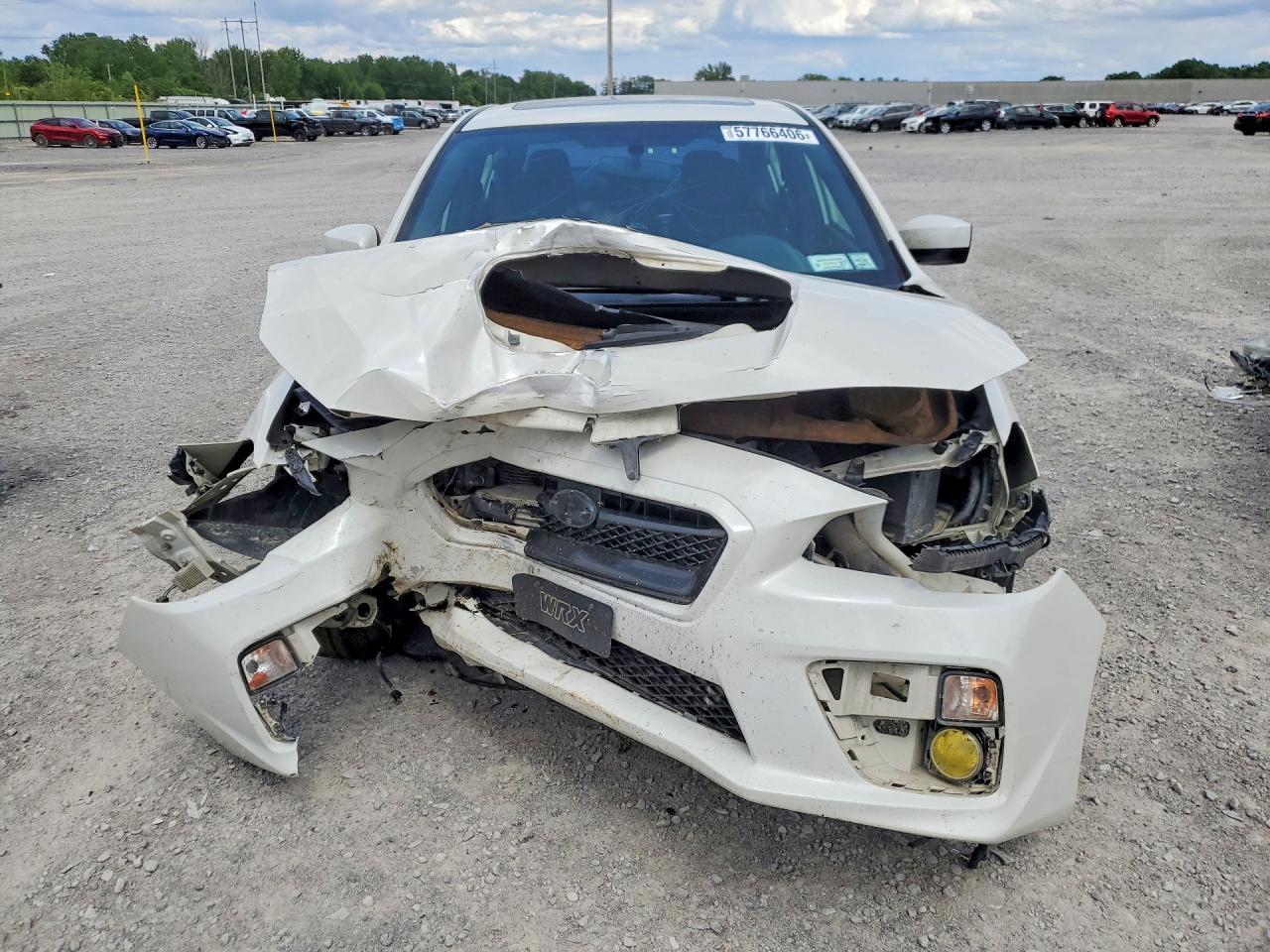 2015 Subaru Wrx Premium White vin: JF1VA1D69F9828940