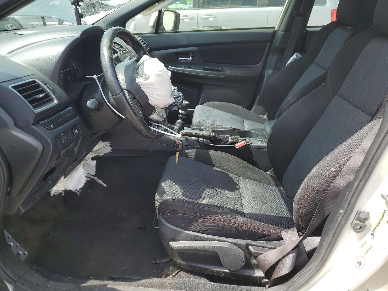 2015 Subaru Wrx Premium White vin: JF1VA1D69F9828940