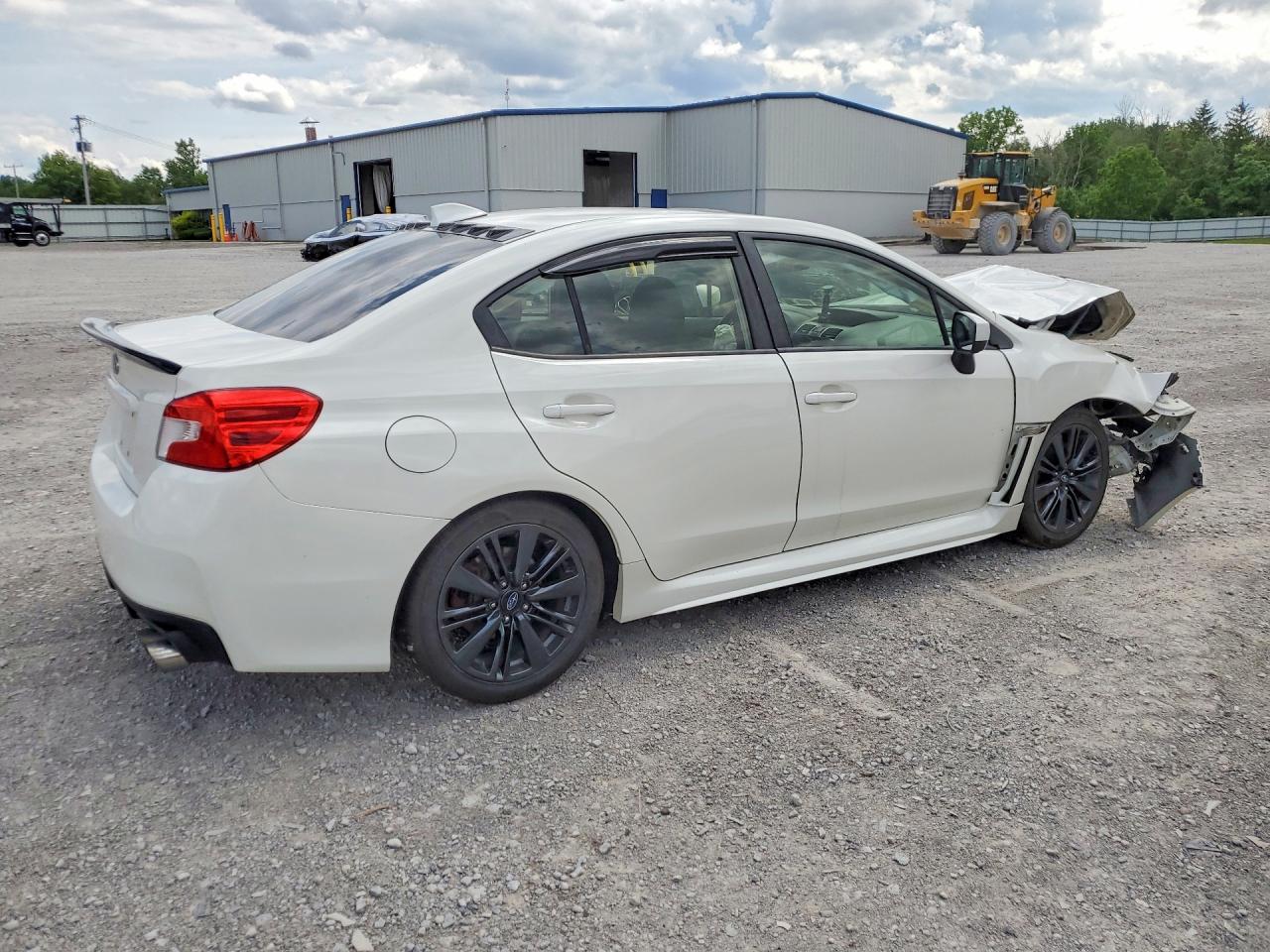 2015 Subaru Wrx Premium White vin: JF1VA1D69F9828940