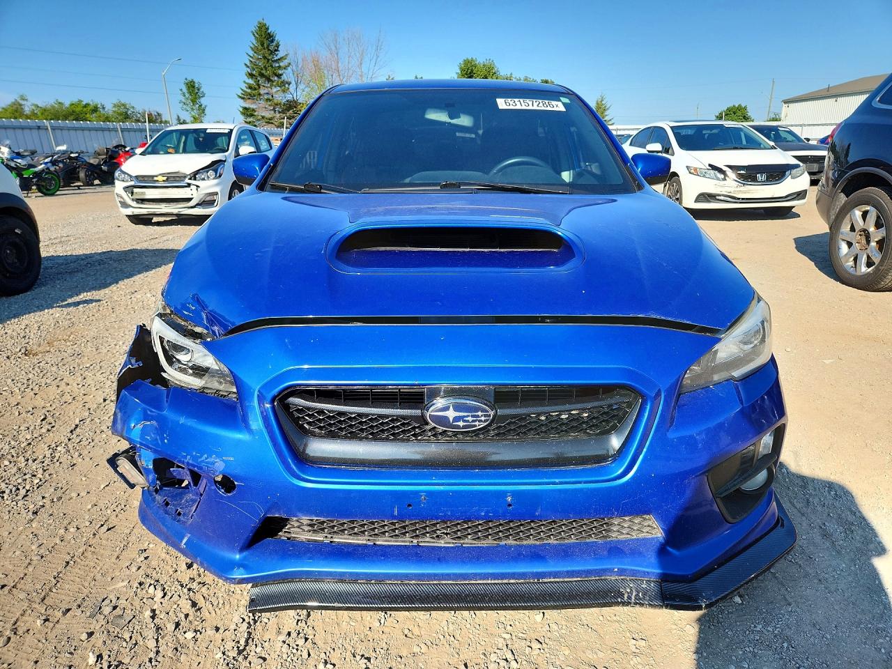 2015 Subaru Wrx Premium Blue vin: JF1VA1D6XF8811845