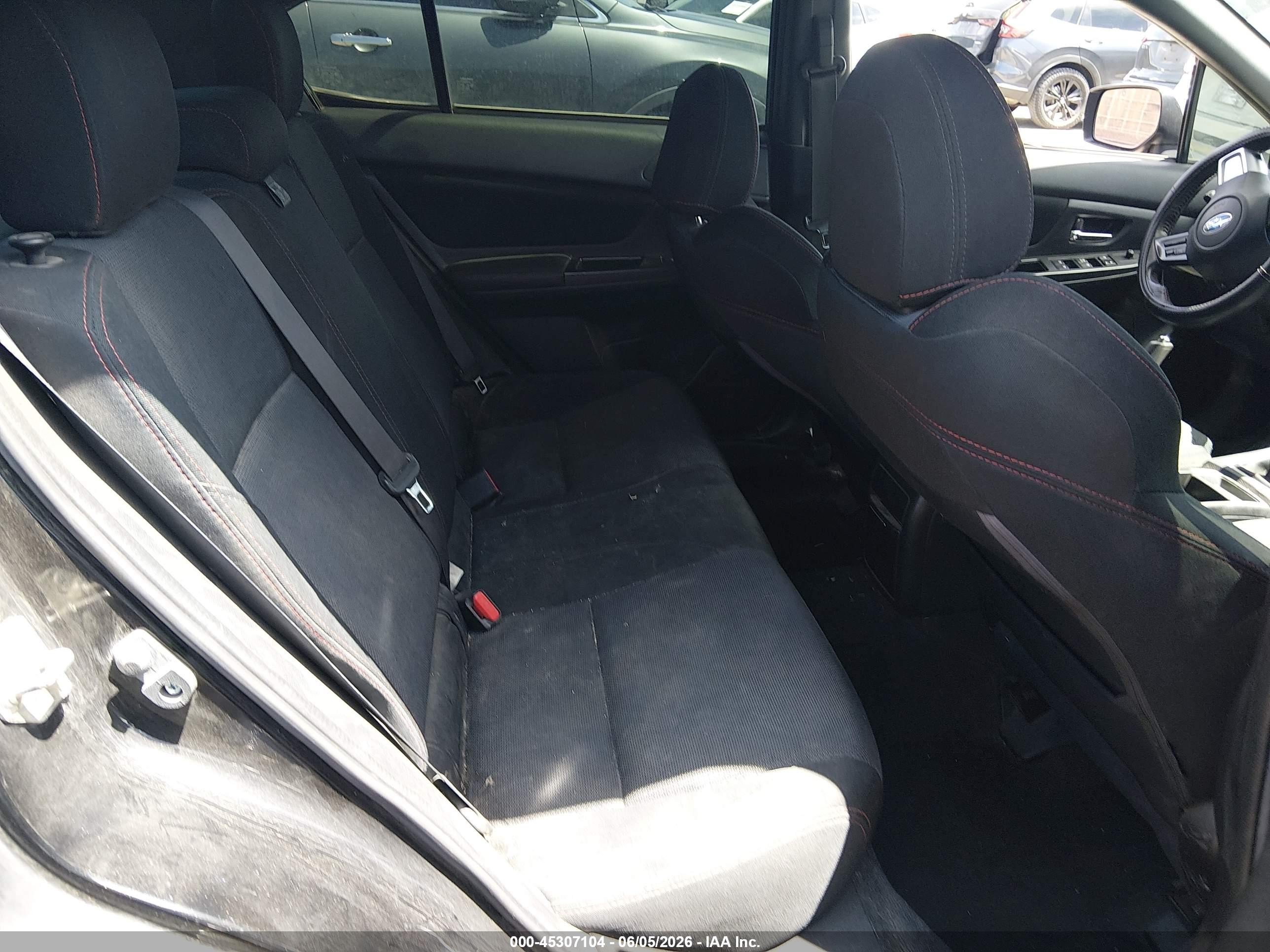 2015 Subaru Wrx Premium Black vin: JF1VA1D6XF9829949