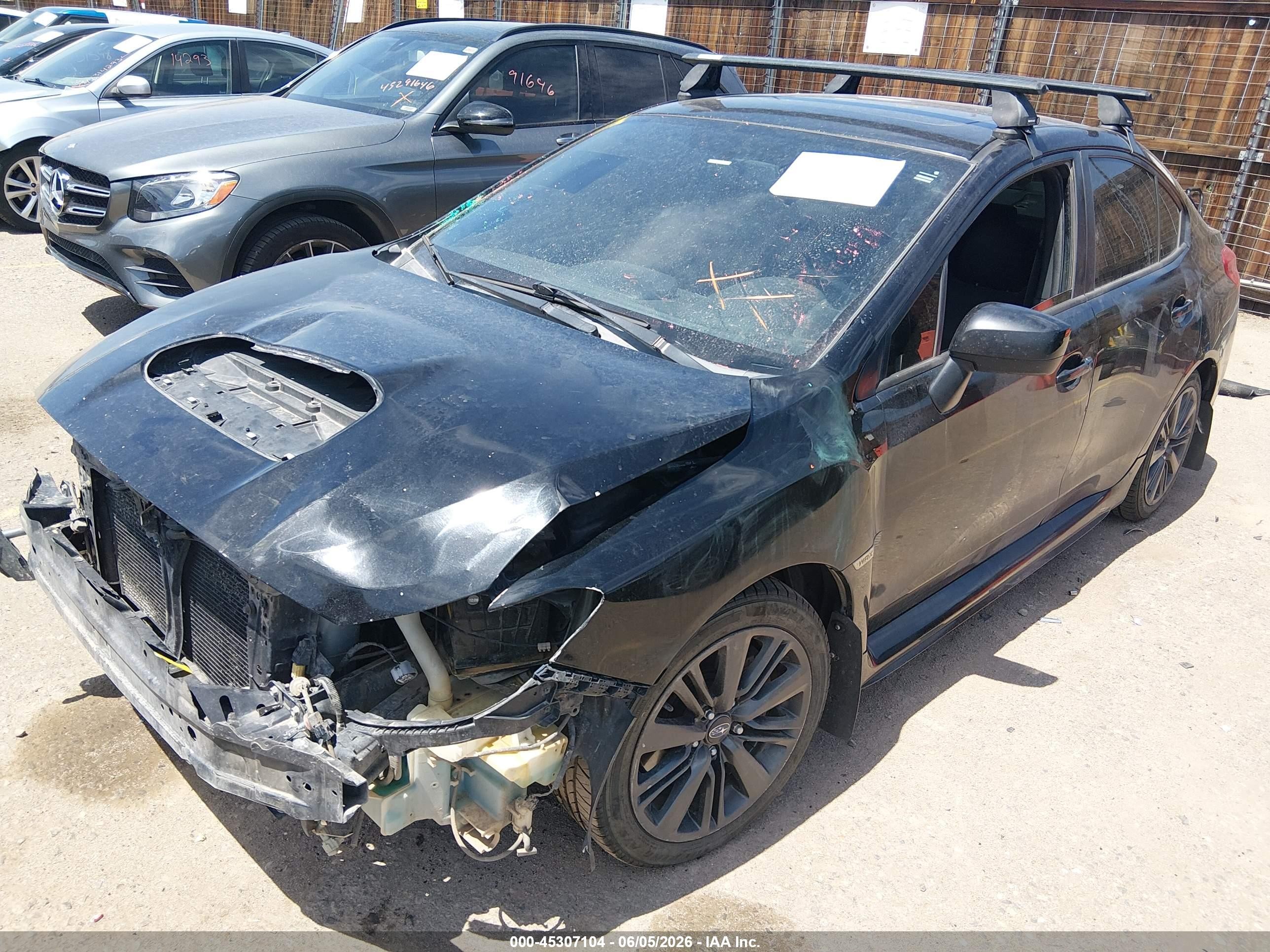 2015 Subaru Wrx Premium Black vin: JF1VA1D6XF9829949