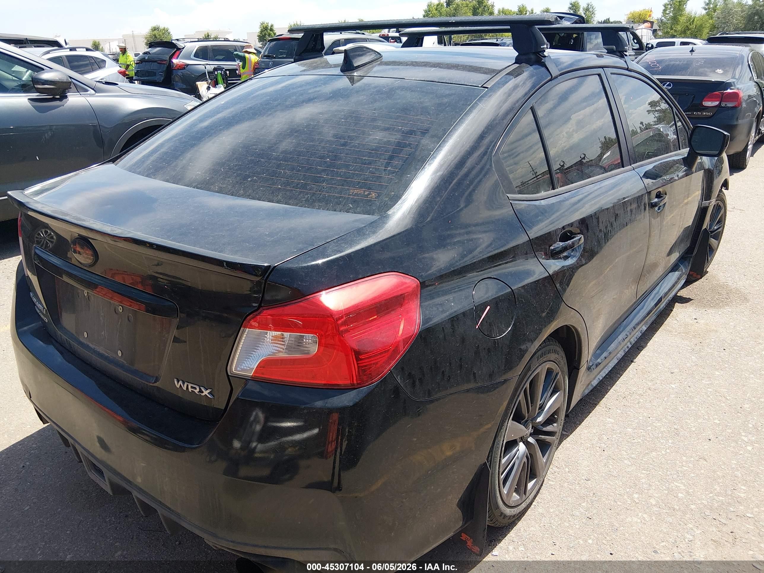 2015 Subaru Wrx Premium Black vin: JF1VA1D6XF9829949