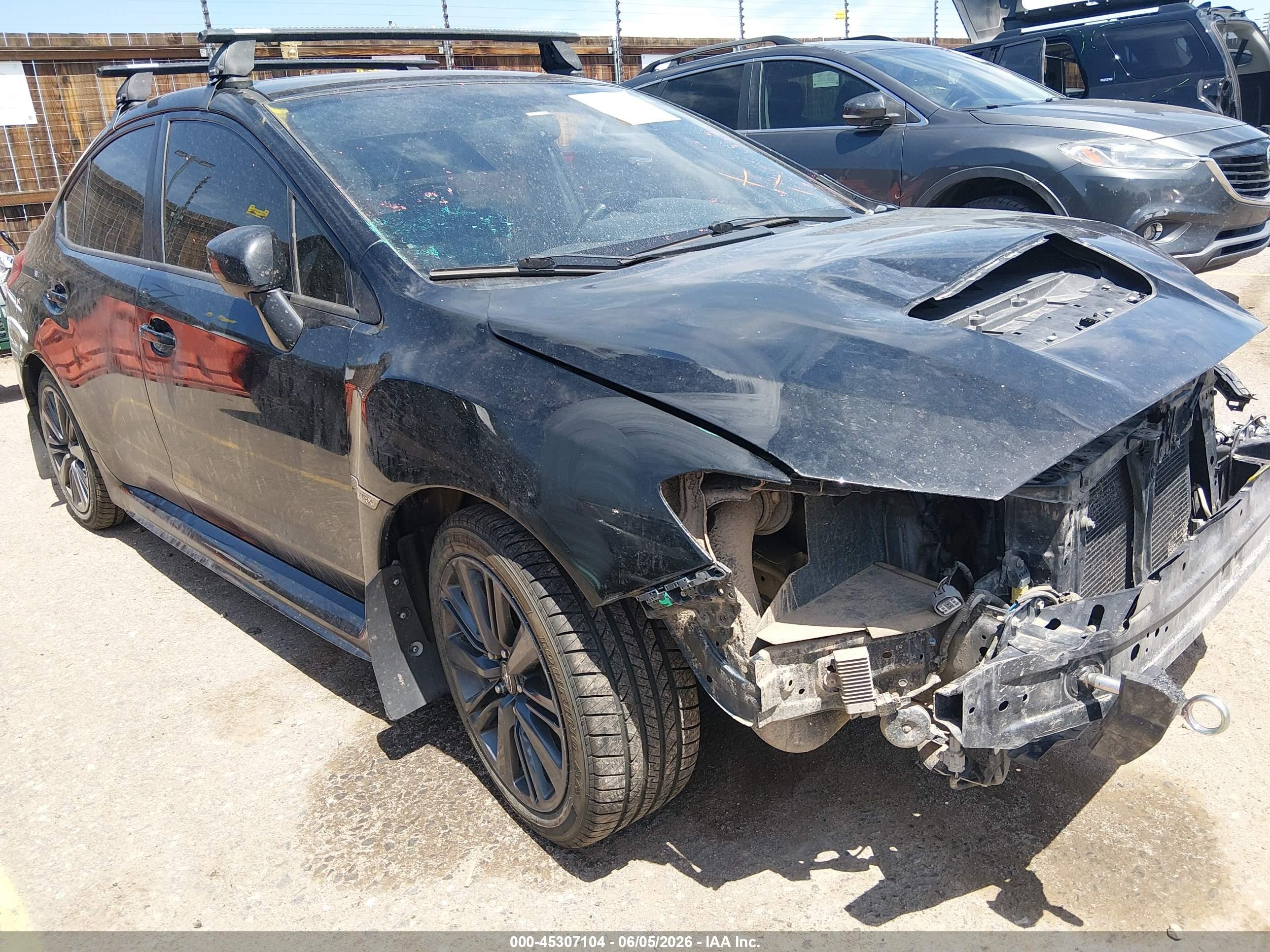 2015 Subaru Wrx Premium Черный vin: JF1VA1D6XF9829949