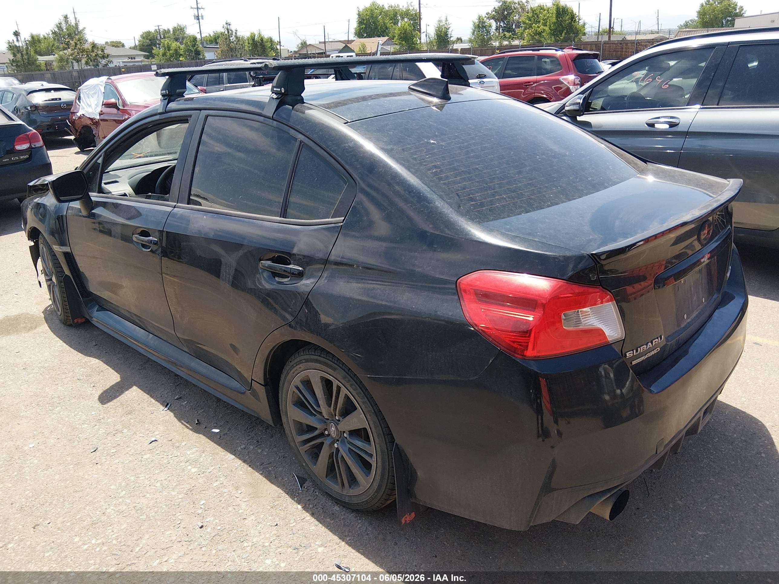 2015 Subaru Wrx Premium Black vin: JF1VA1D6XF9829949