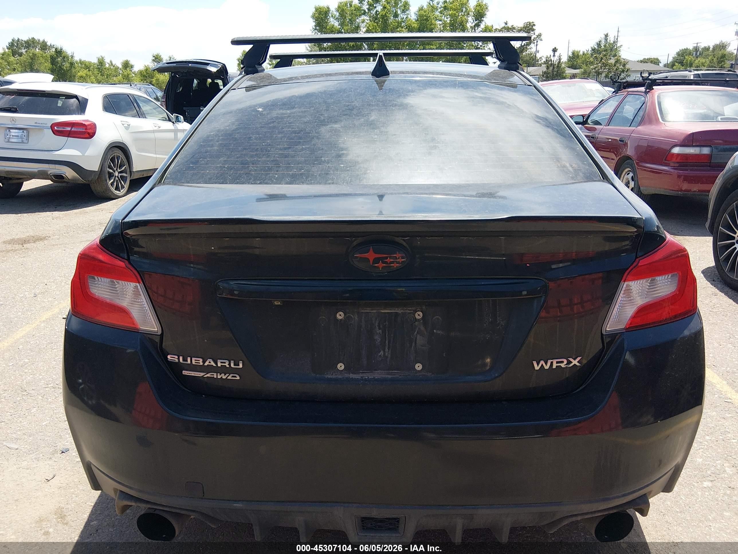 2015 Subaru Wrx Premium Black vin: JF1VA1D6XF9829949