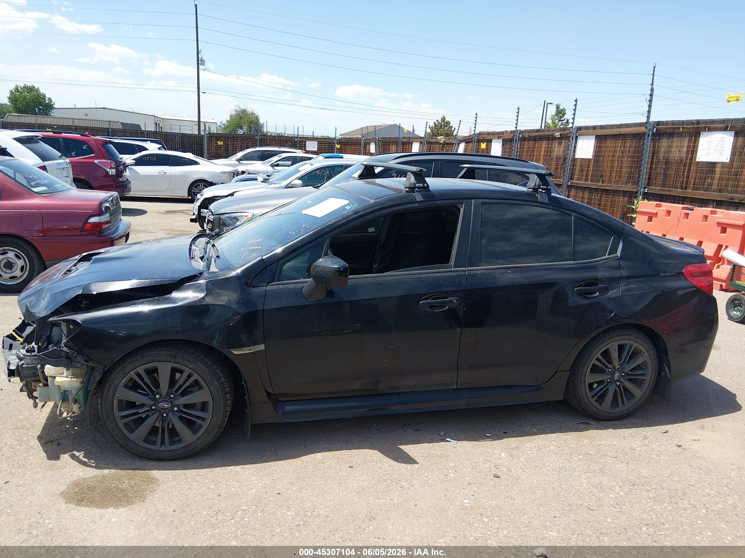 2015 Subaru Wrx Premium Black vin: JF1VA1D6XF9829949