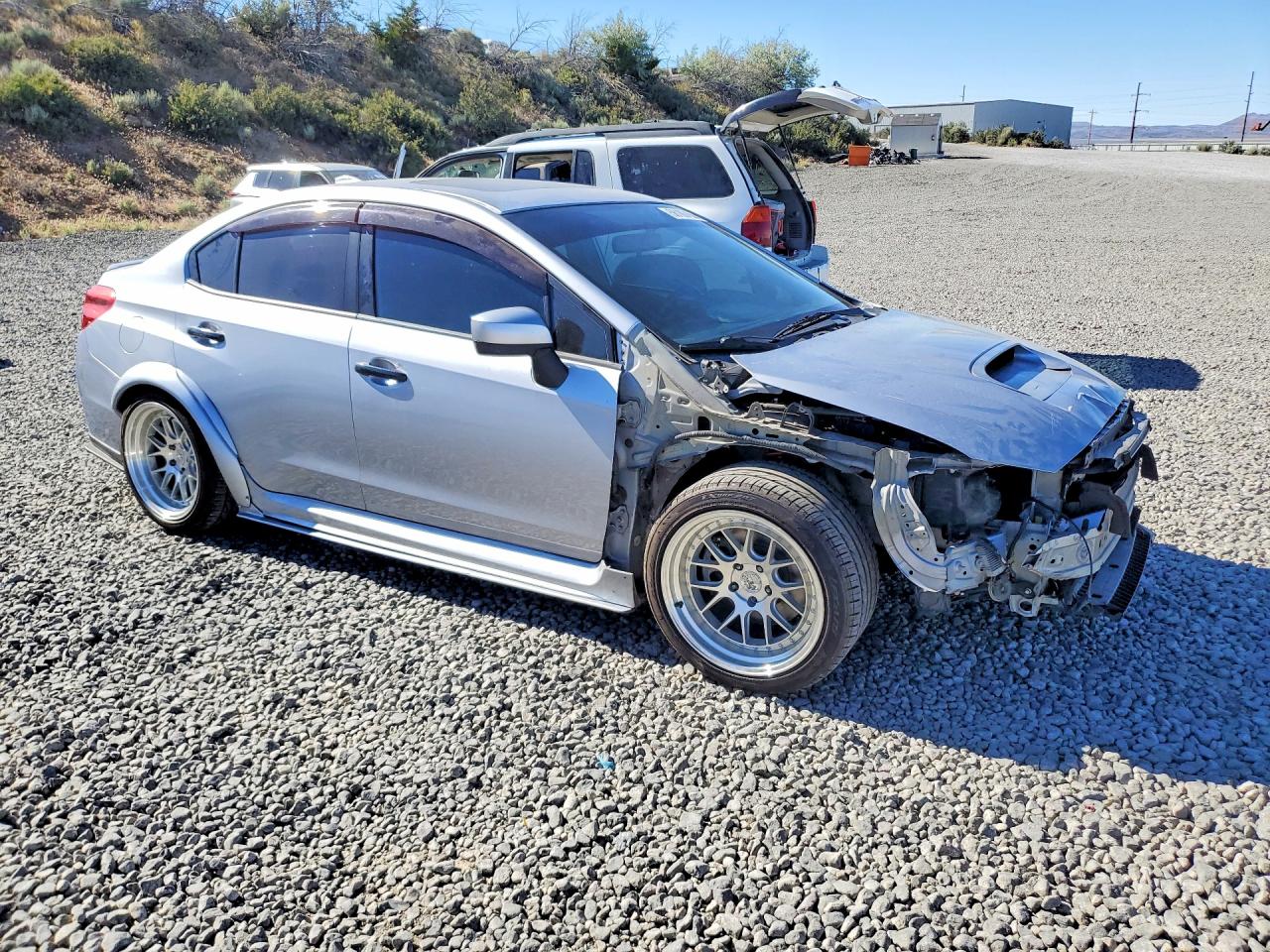 2016 Subaru Wrx Premium Silver vin: JF1VA1E66G9804451