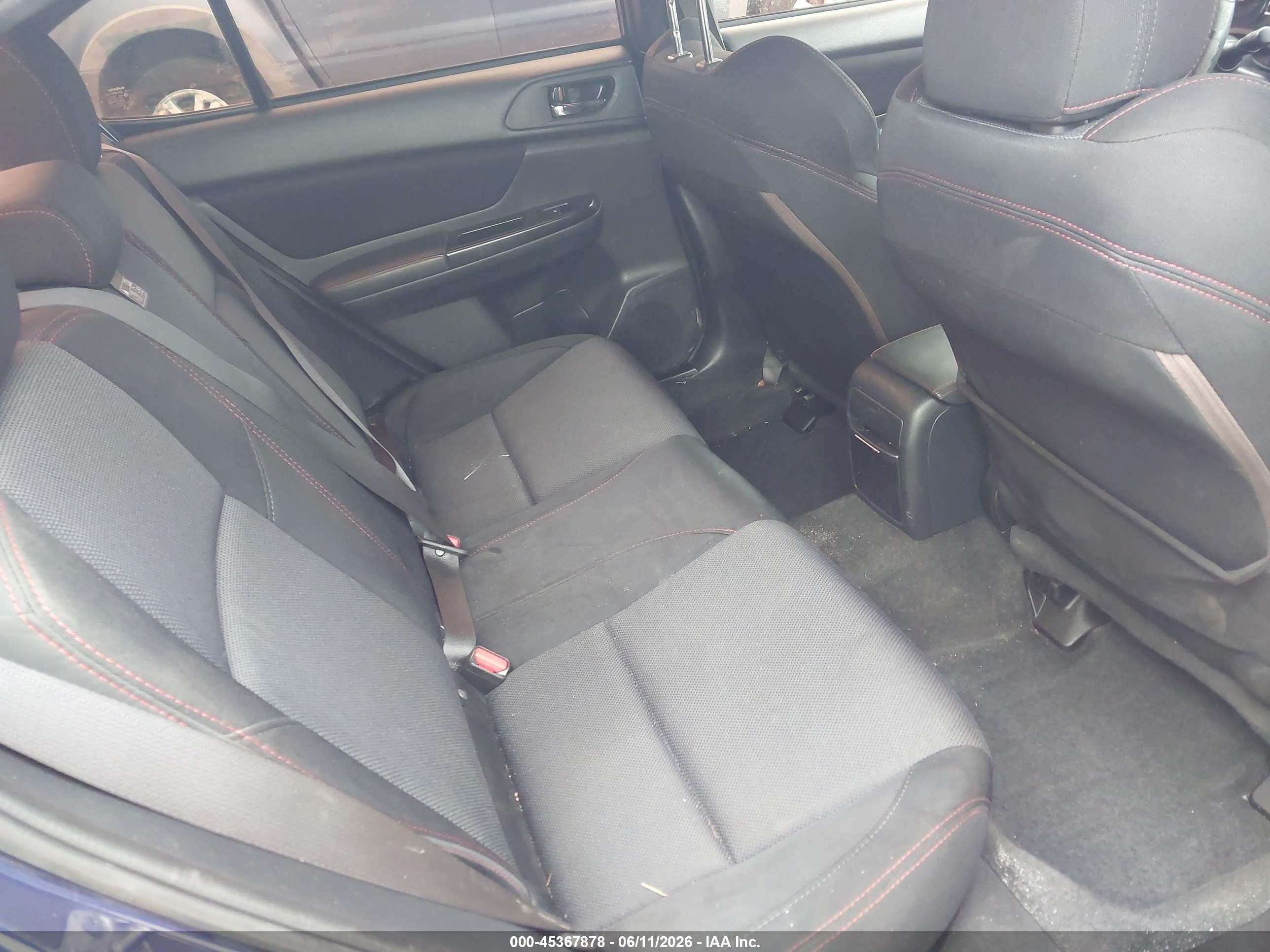 2017 Subaru Wrx Premium Синий vin: JF1VA1E67H9831997