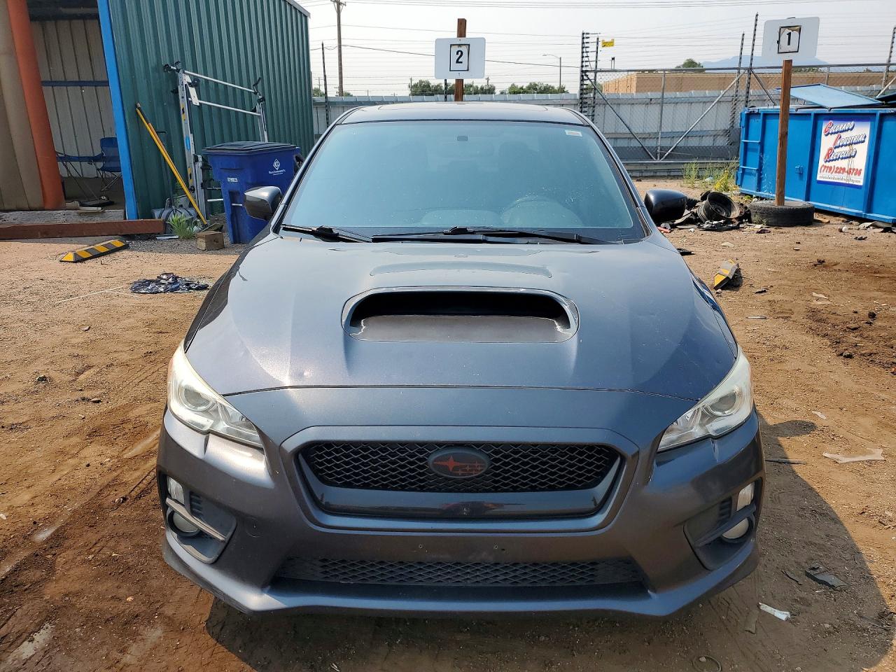 2015 Subaru Wrx Premium Charcoal vin: JF1VA1F60F9816365