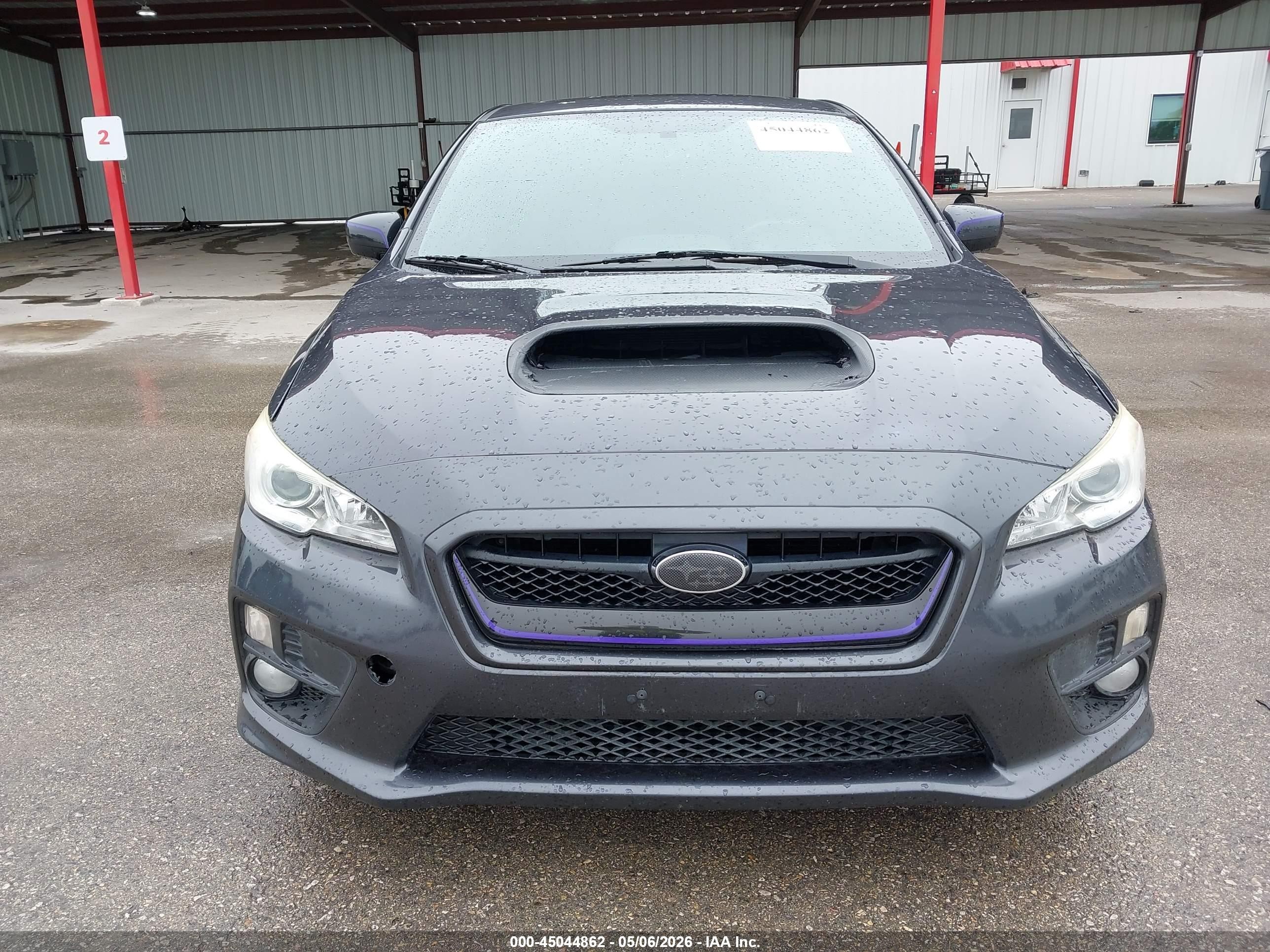 2015 Subaru Wrx Premium Gray vin: JF1VA1F64F9803795