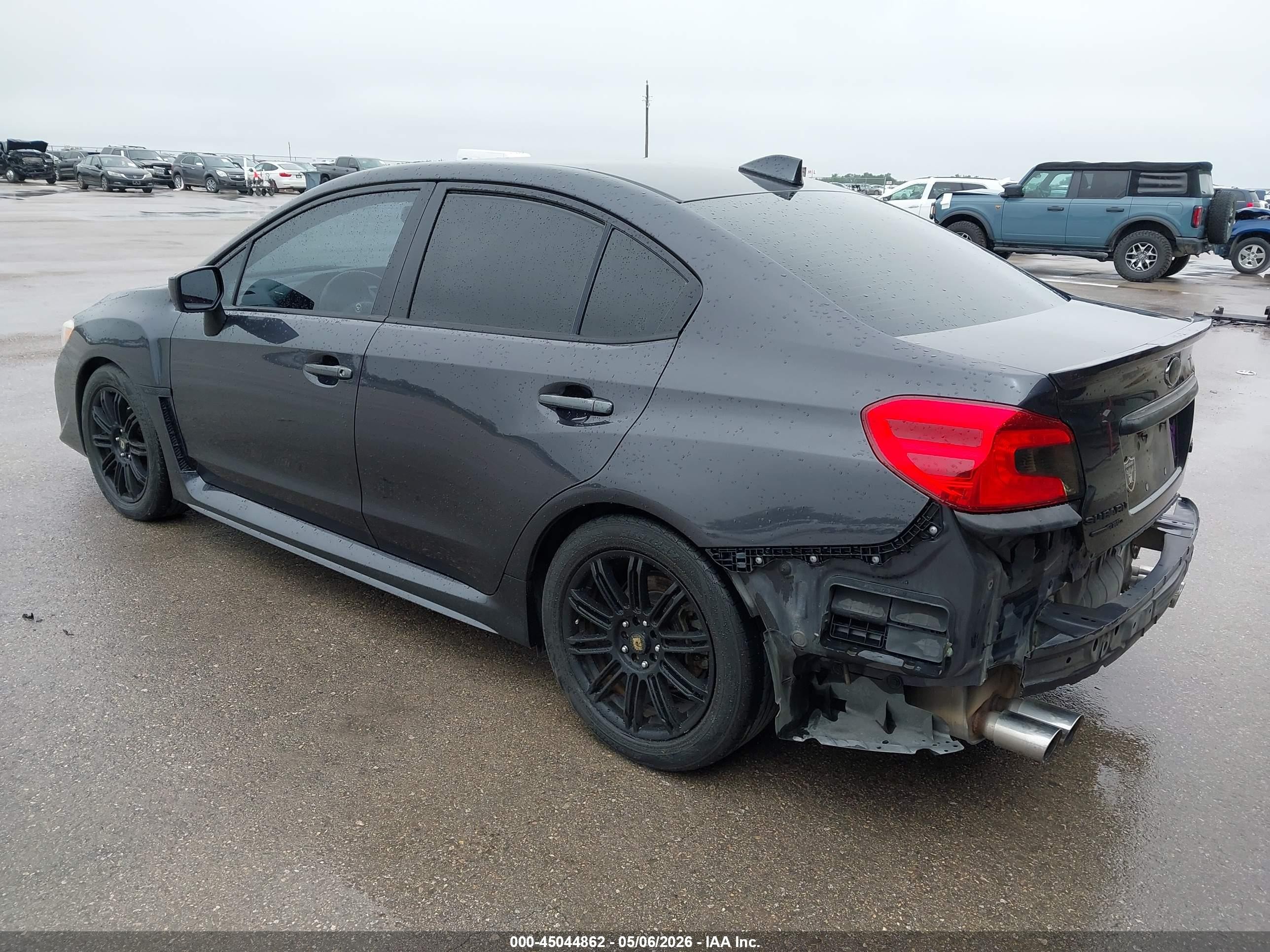 2015 Subaru Wrx Premium Gray vin: JF1VA1F64F9803795
