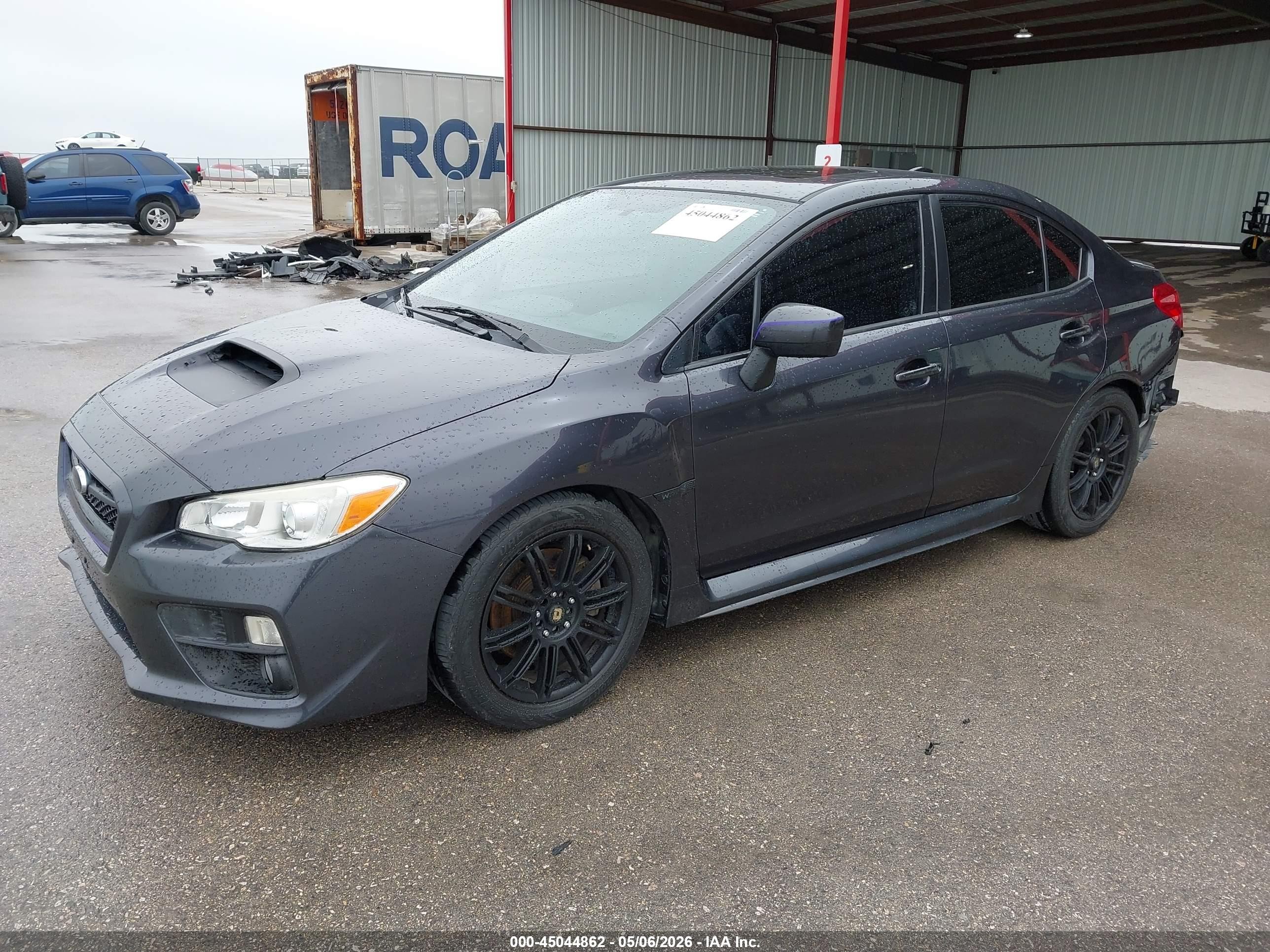 2015 Subaru Wrx Premium Gray vin: JF1VA1F64F9803795