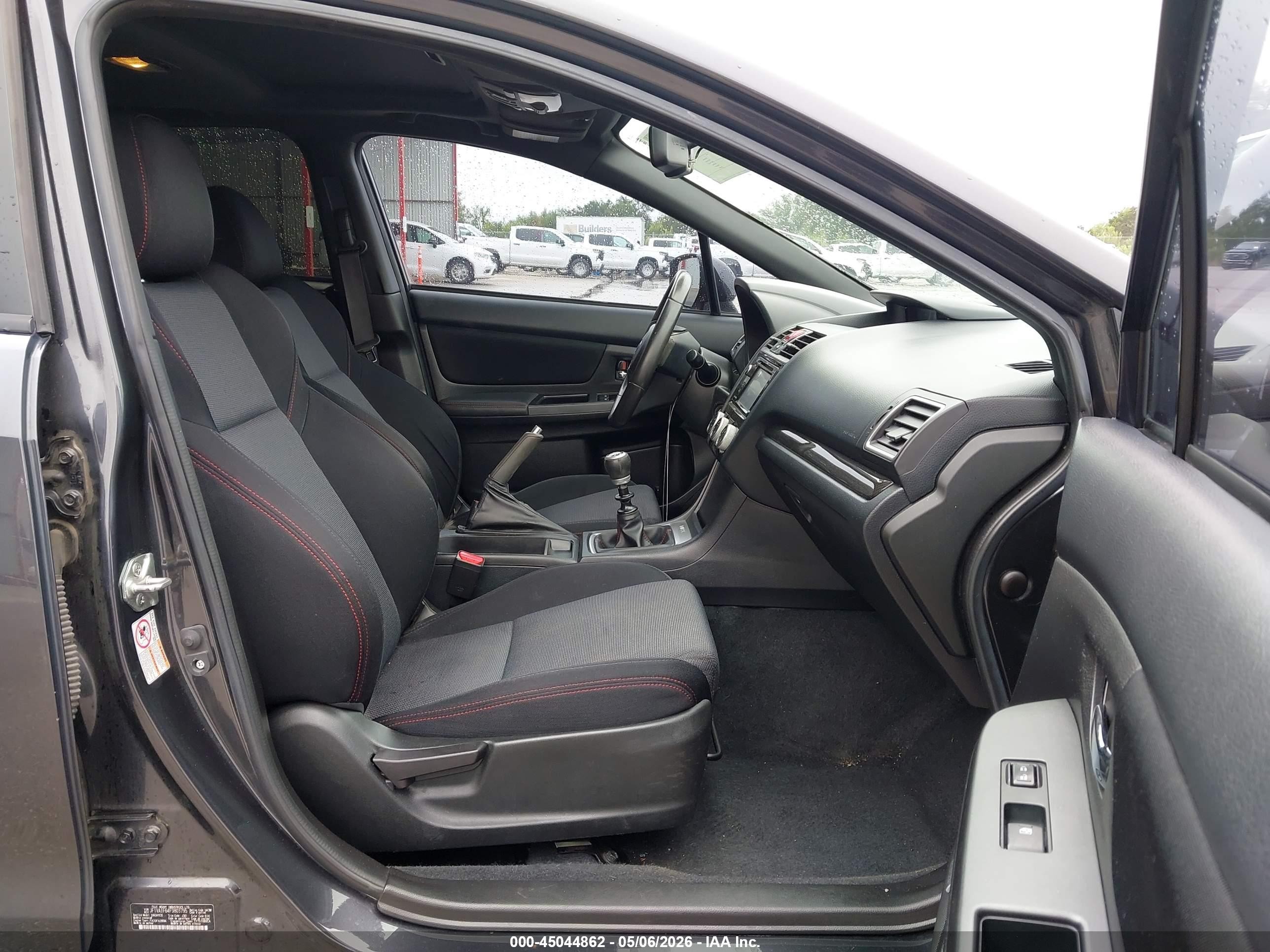 2015 Subaru Wrx Premium Gray vin: JF1VA1F64F9803795