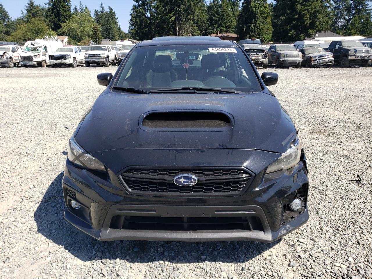 2018 Subaru Wrx Limited Black vin: JF1VA1F68J8818525