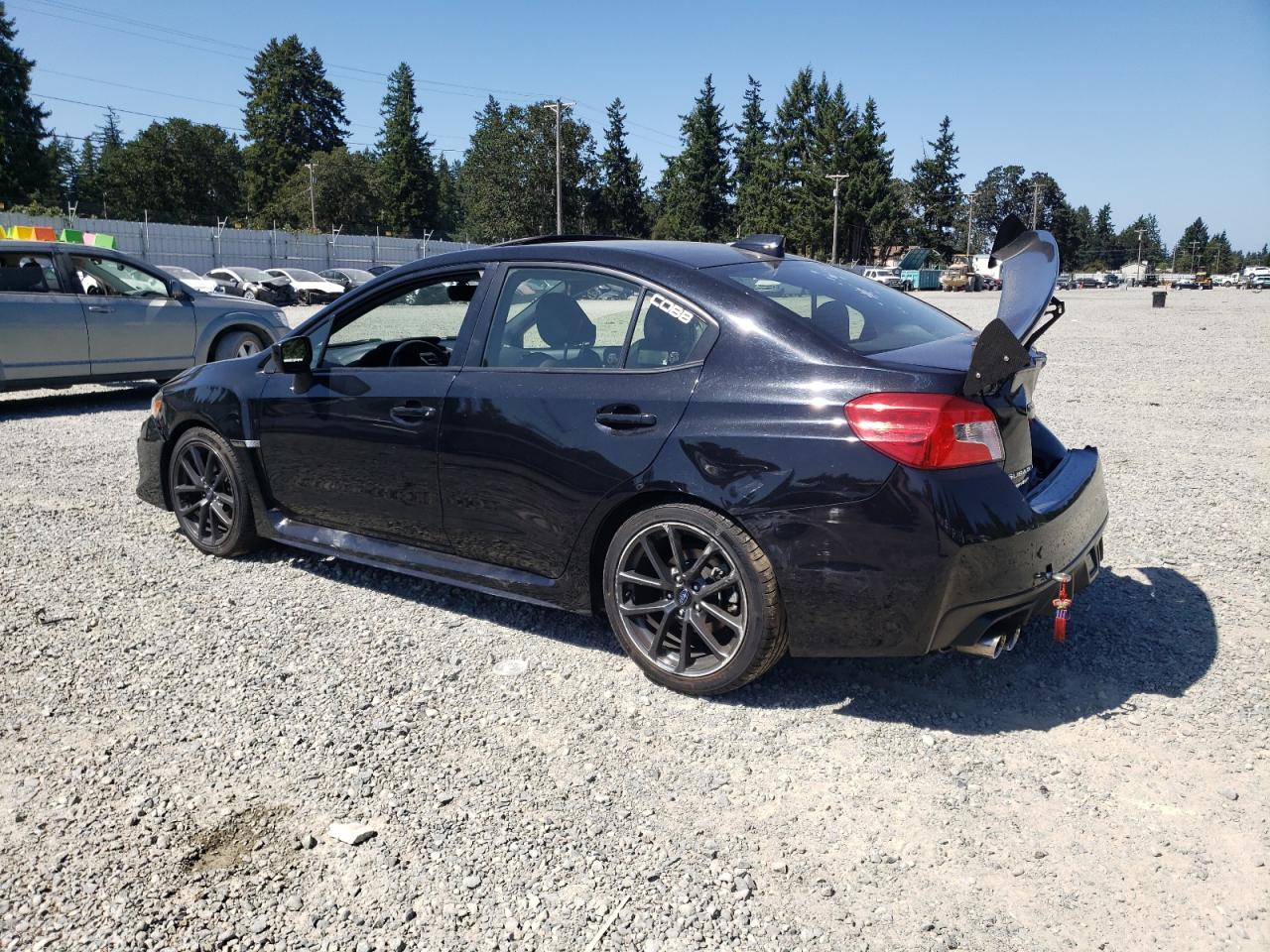 2018 Subaru Wrx Limited Black vin: JF1VA1F68J8818525