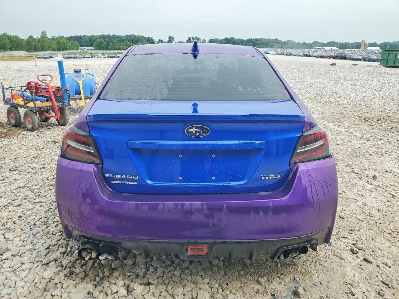 2018 Subaru Wrx Limited Purple vin: JF1VA1F68J9819247