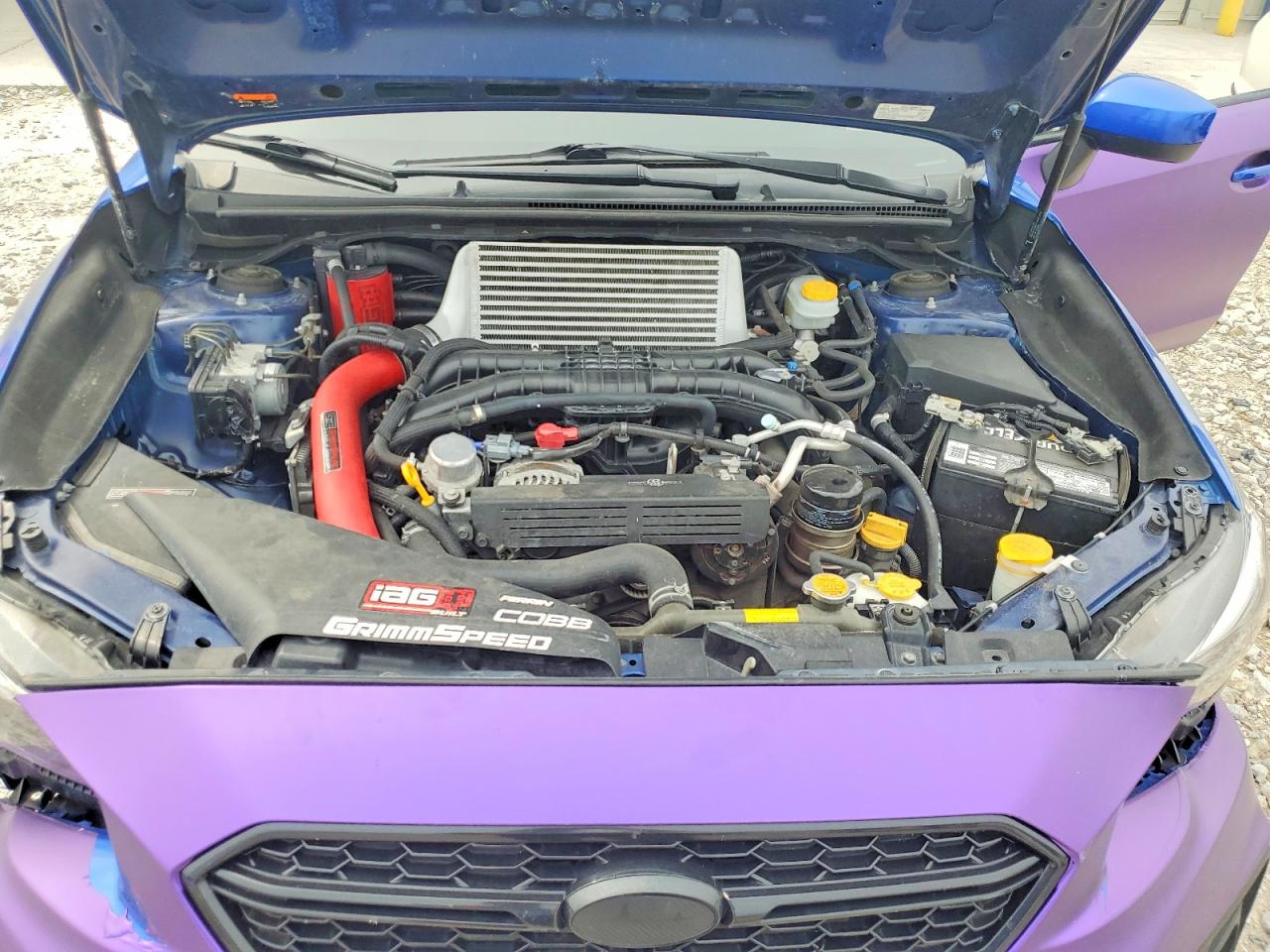 2018 Subaru Wrx Limited Purple vin: JF1VA1F68J9819247