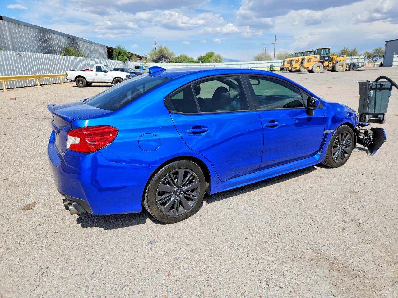 2015 Subaru Wrx Limited Blue vin: JF1VA1G60F8807895