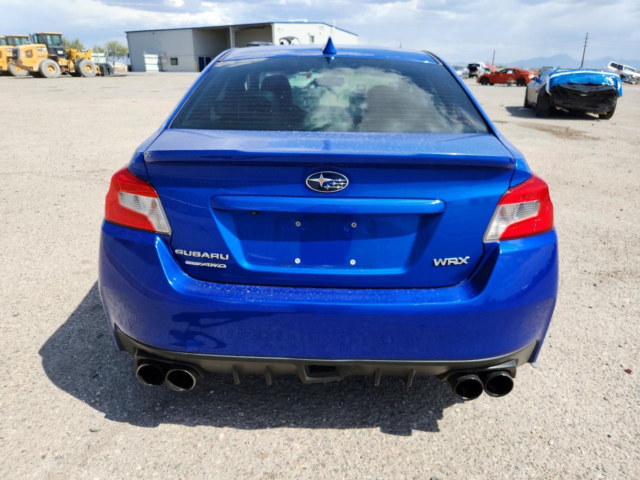 2015 Subaru Wrx Limited Blue vin: JF1VA1G60F8807895