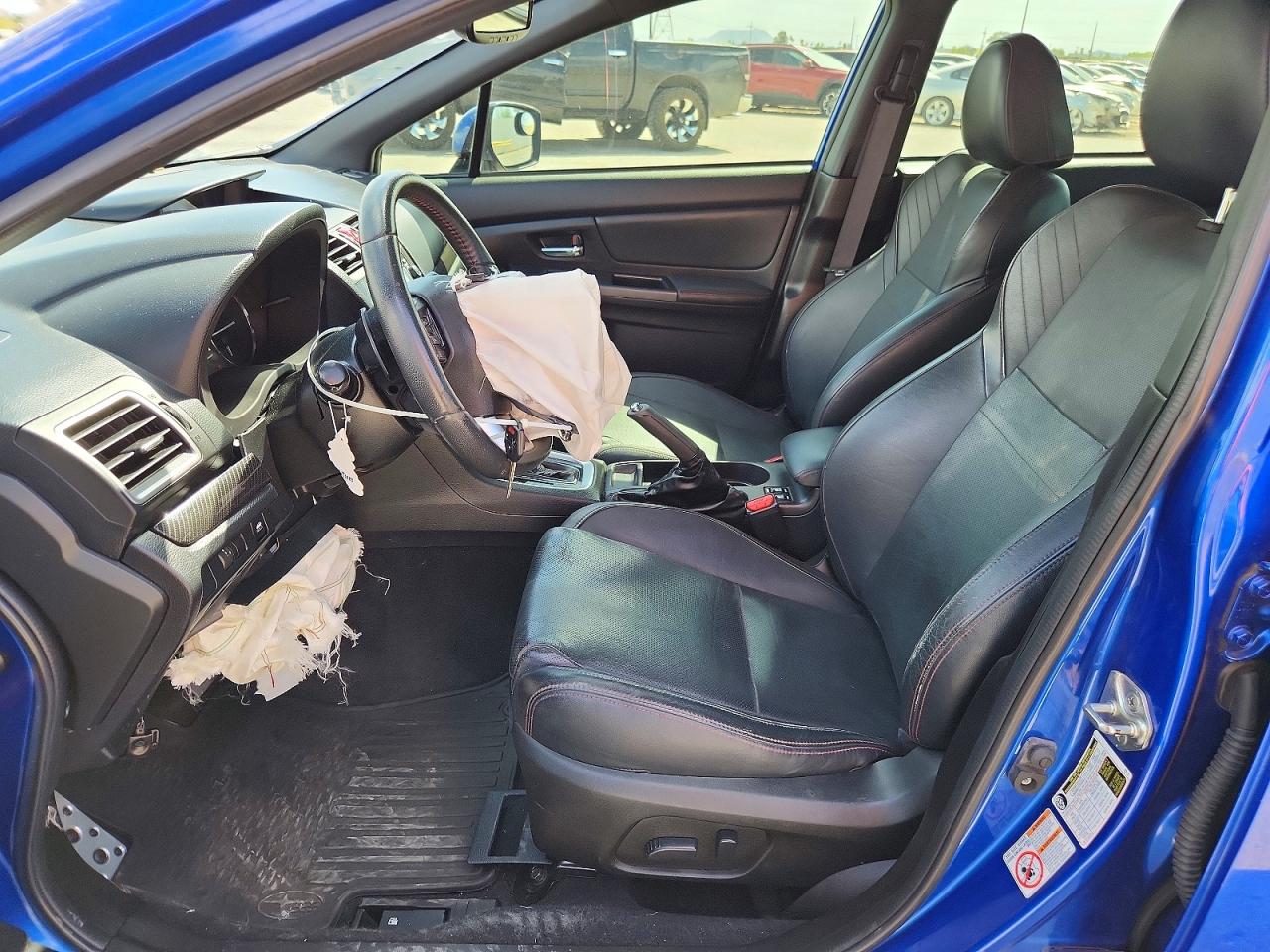 2015 Subaru Wrx Limited Blue vin: JF1VA1G60F8807895